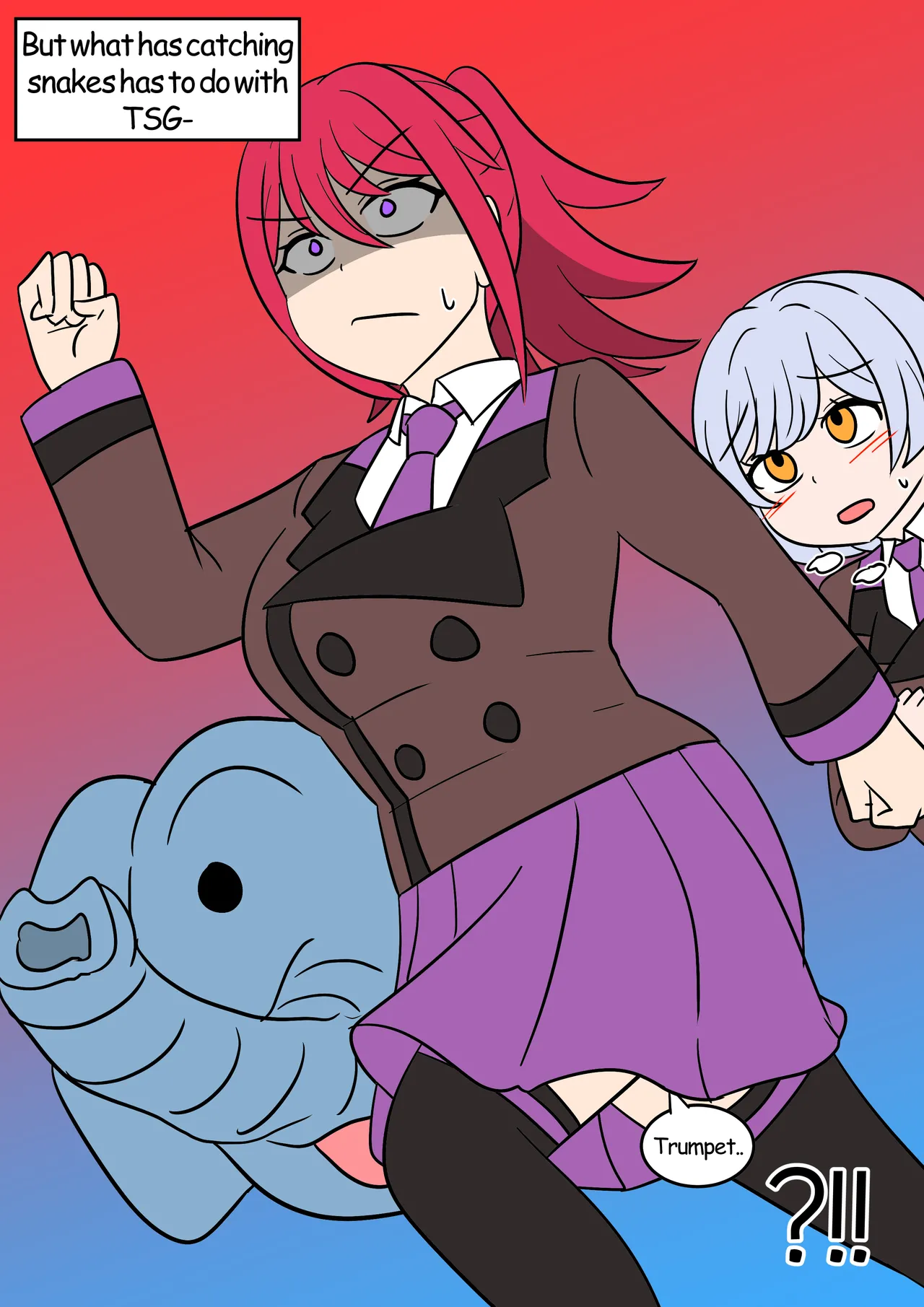 TSG page 55 original parody - transformation body swap hentai manga - read online free