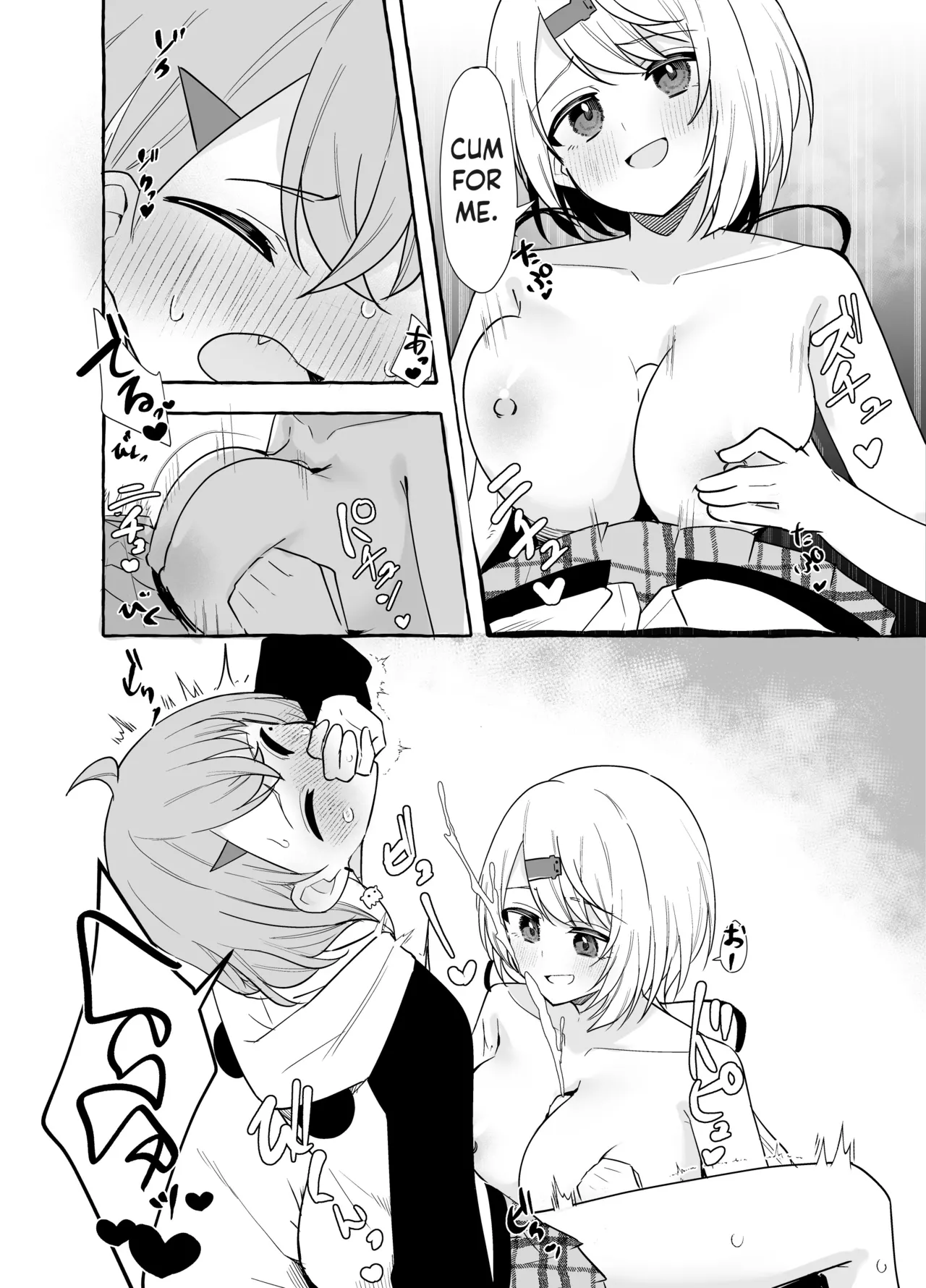 Futanari Sasaki and Shiina page 9 featuring shiina yuika nijisanji parody - futanari full censorship hentai manga - read online free