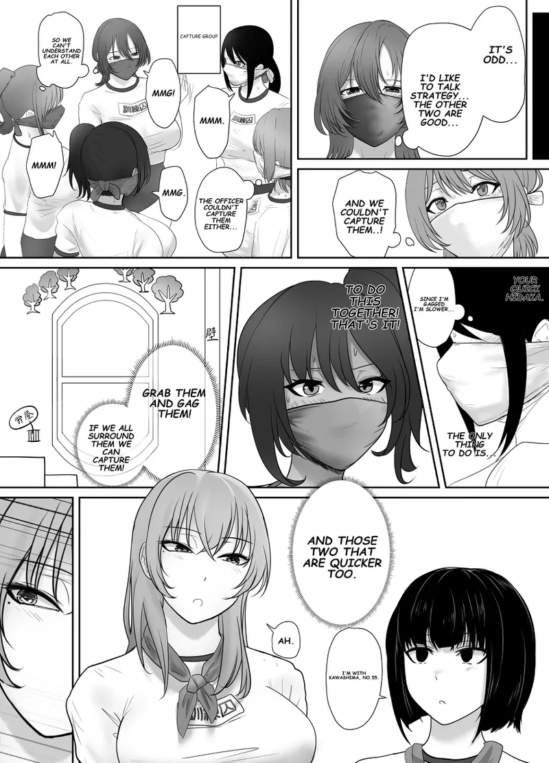 A young lady being arrested. Chapter 1-8 page 121 original parody - gag bondage hentai manga - read online free