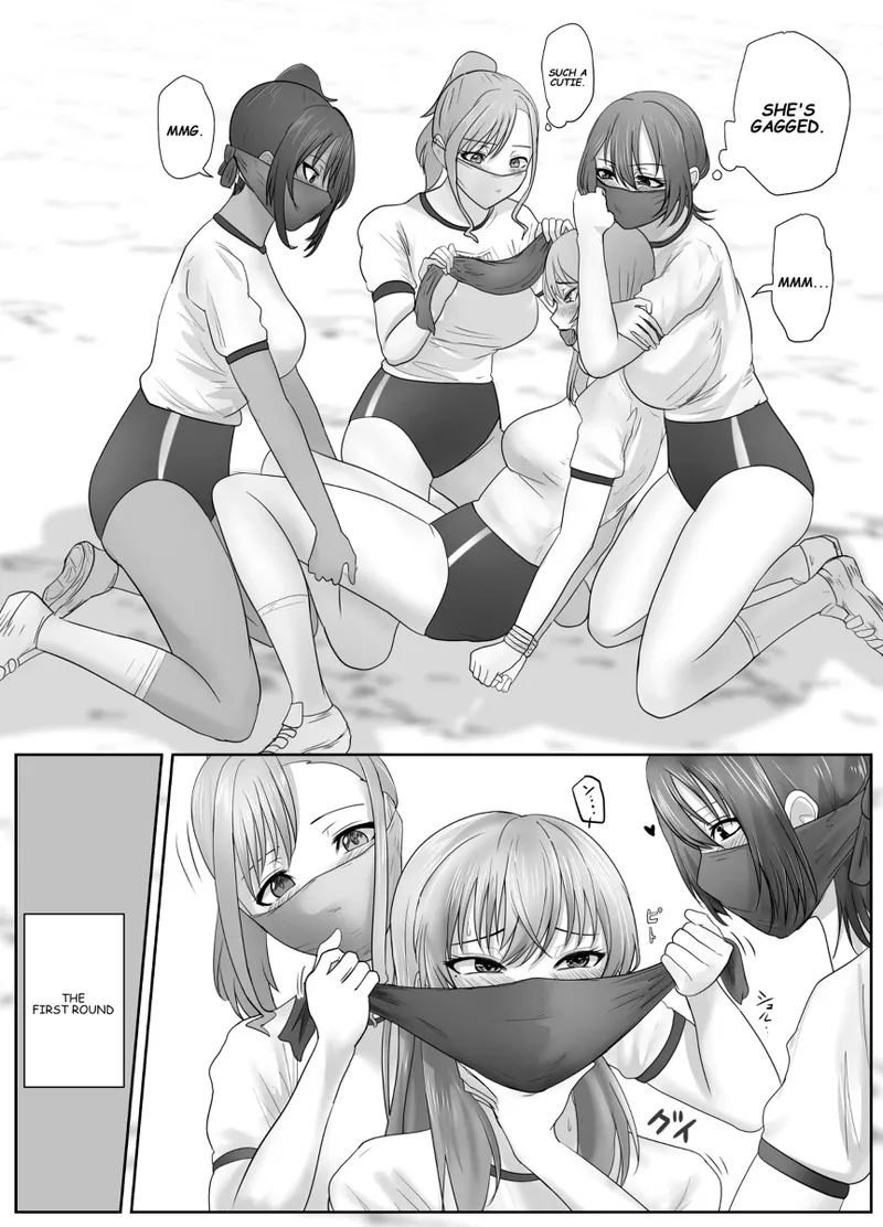 A young lady being arrested. Chapter 1-8 page 124 original parody - mouth mask bondage hentai manga - read online free