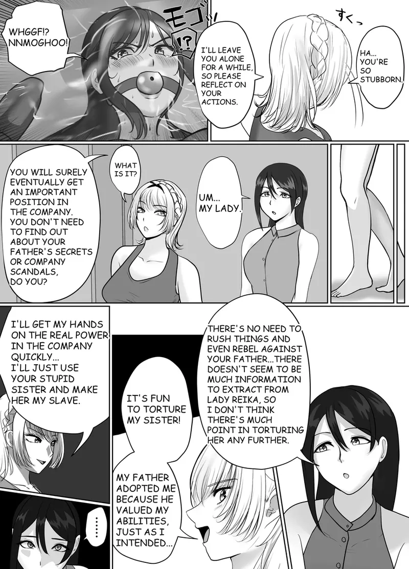A young lady being arrested. Chapter 1-8 page 137 original parody - mouth mask bondage hentai manga - read online free