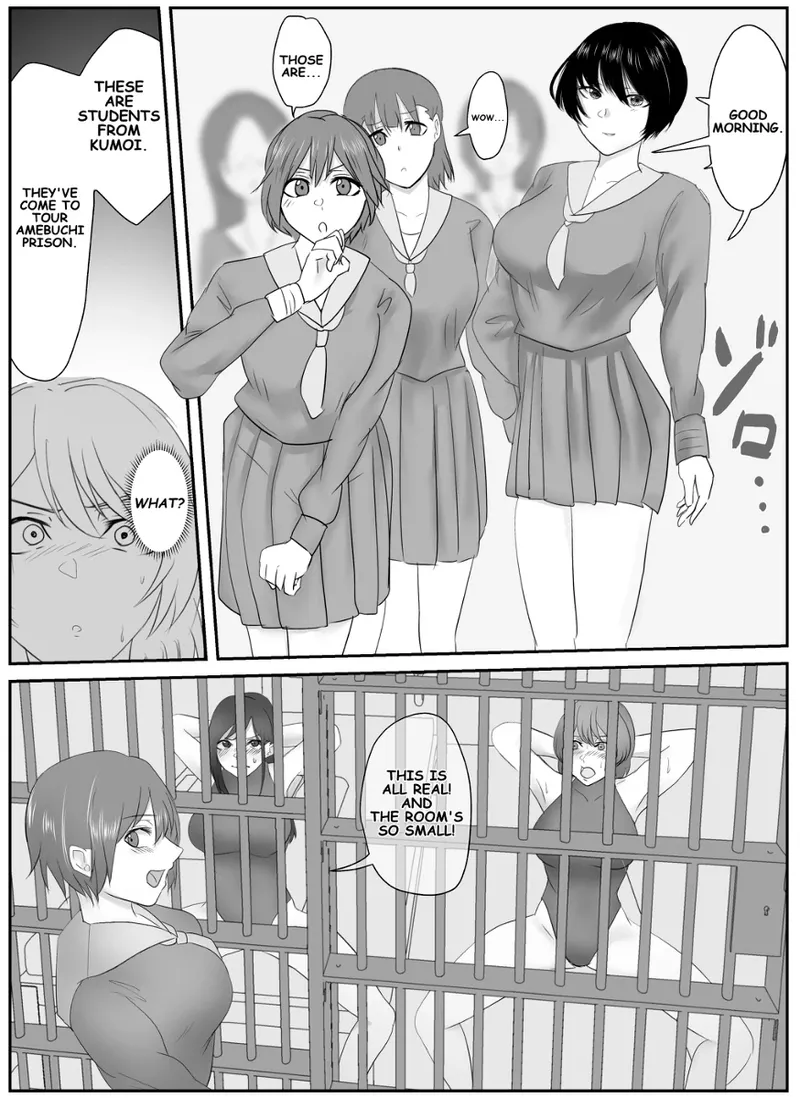 A young lady being arrested. Chapter 1-8 page 69 original parody - gag bondage hentai manga - read online free