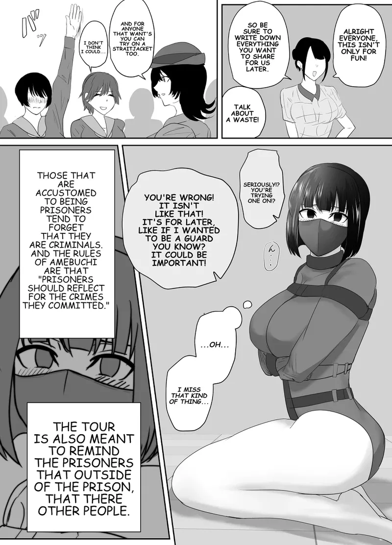 A young lady being arrested. Chapter 1-8 page 78 original parody - mouth mask bondage hentai manga - read online free