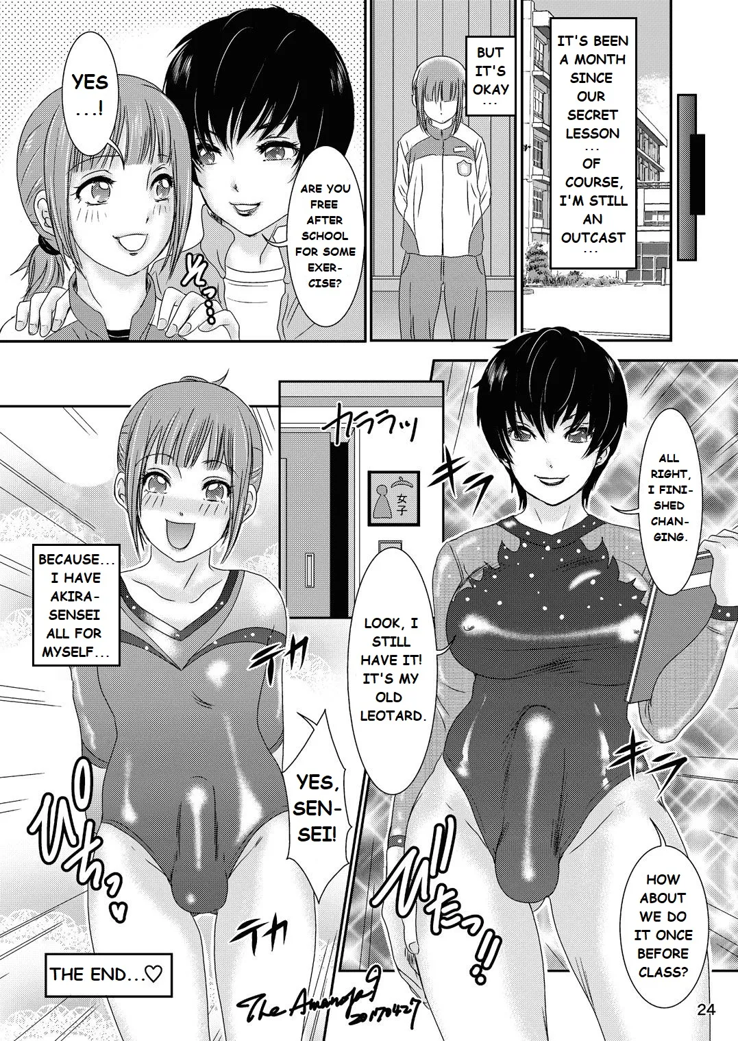Hot For Teacher page 24 original parody - swimsuit shemale hentai manga - read online free