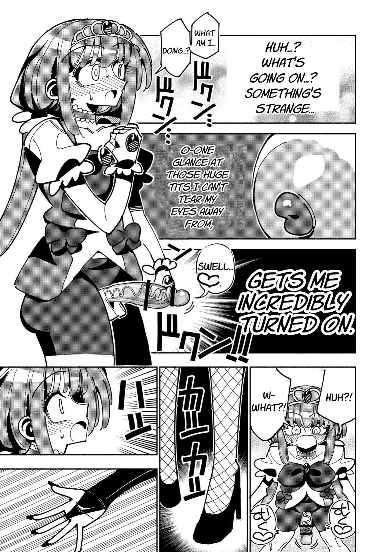 Futanari Mahou Shoujo VS Aku no Onna Kanbu no Yuuwaku | Futanari Magical Girl vs Seduction of an Evil Female Executive page 13 original parody - futanari magical girl hentai manga - read online free