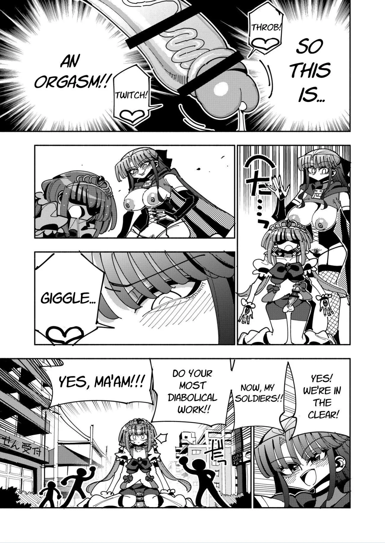 Futanari Mahou Shoujo VS Aku no Onna Kanbu no Yuuwaku | Futanari Magical Girl vs Seduction of an Evil Female Executive page 19 original parody - futanari magical girl hentai manga - read online free