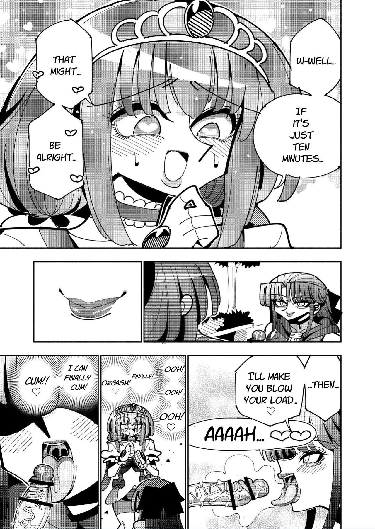 Futanari Mahou Shoujo VS Aku no Onna Kanbu no Yuuwaku | Futanari Magical Girl vs Seduction of an Evil Female Executive page 35 original parody - futanari magical girl hentai manga - read online free