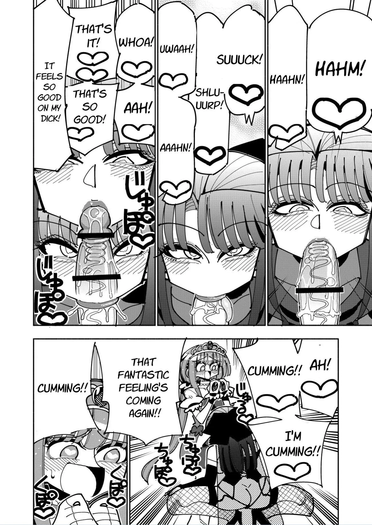 Futanari Mahou Shoujo VS Aku no Onna Kanbu no Yuuwaku | Futanari Magical Girl vs Seduction of an Evil Female Executive page 36 original parody - stockings blowjob hentai manga - read online free