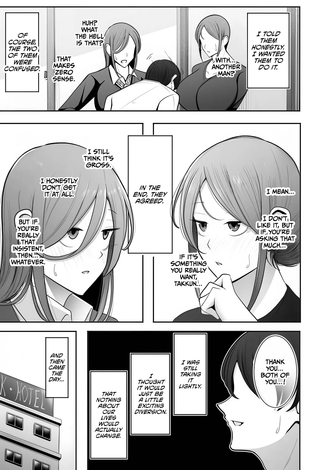 Oyako Netorase Oba to Kanojo o Daite Kudasai - Page 8