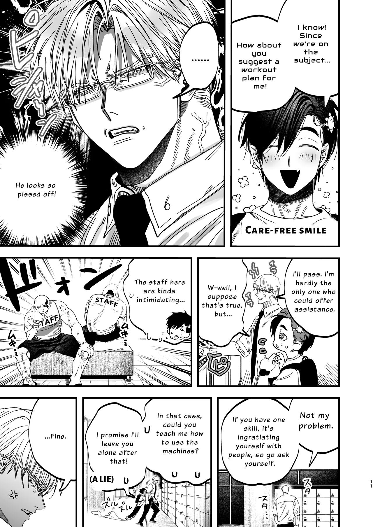 The Beefy Stoic Surgeon is Obsessed with His Younger Golden-Retriever Nurse's Cock! page 12 original parody - sweating kissing hentai manga - read online free