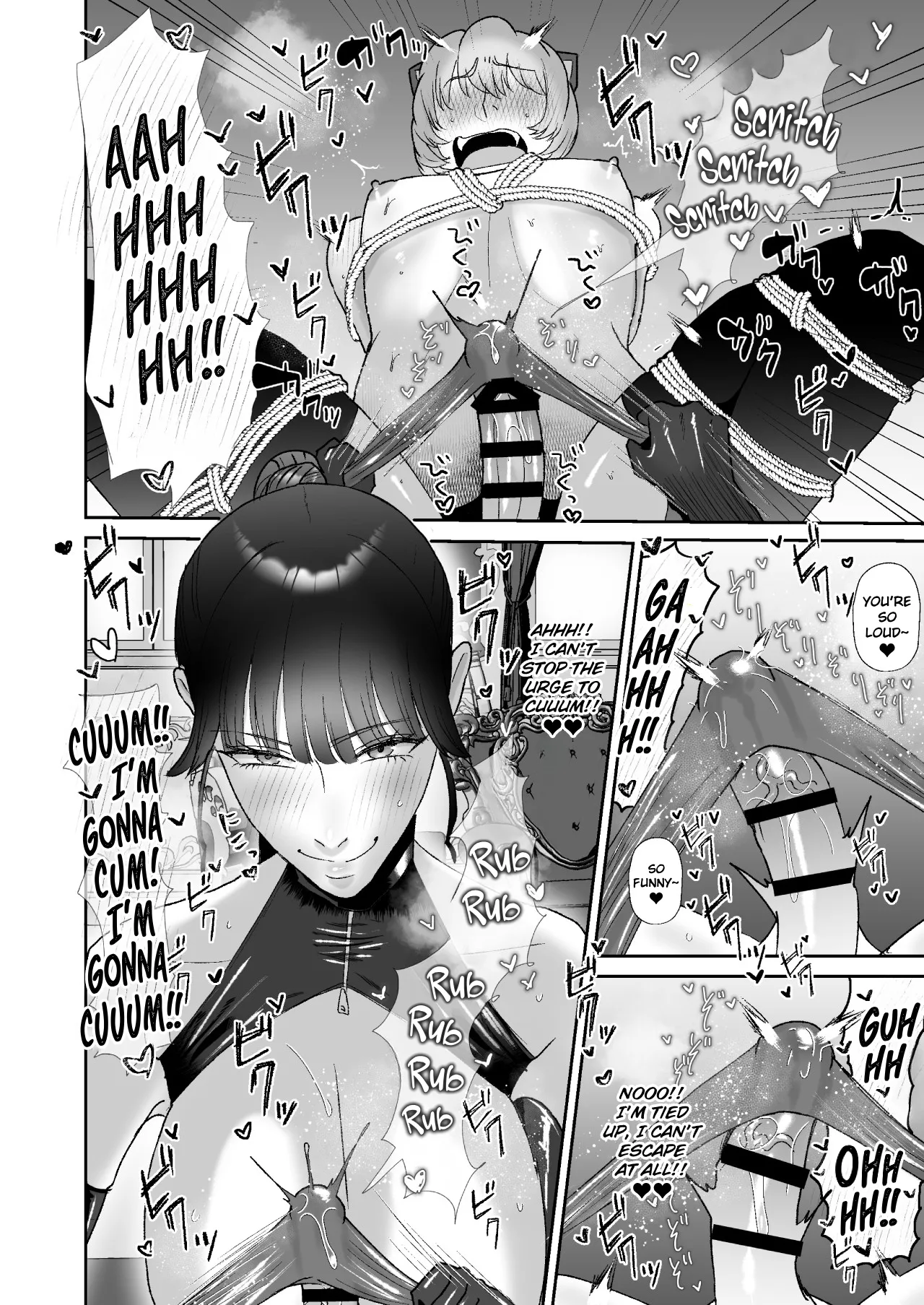 [Okuchi no Okuchi (Watari Kaoru)] Boku wa Maso ga Daikoubutsu na Onee-san no Omocha | I’m the Toy of a Masochist’s Lover Onee-san [English] page 17 original parody - big breasts pegging hentai manga - read online free