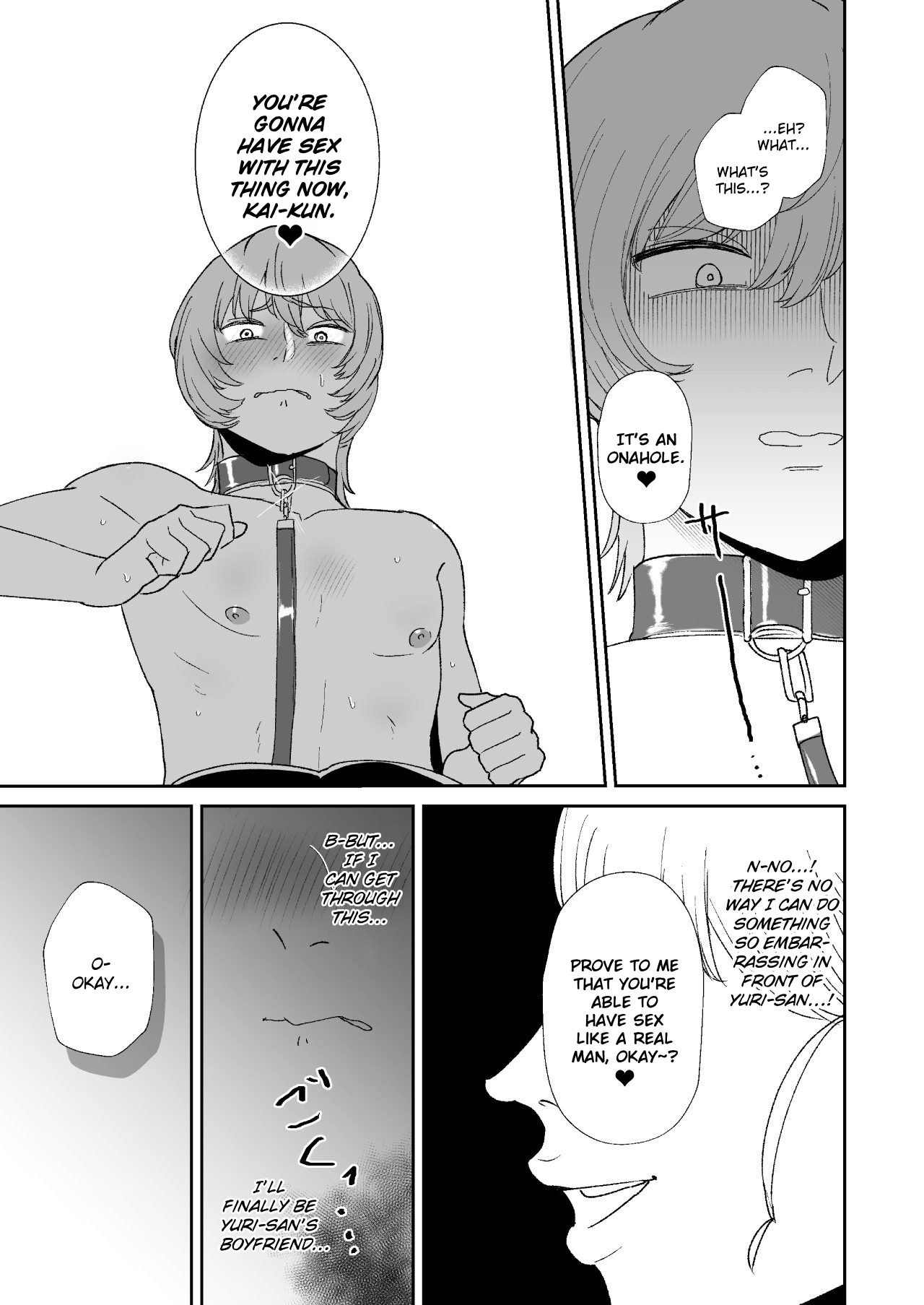 [Okuchi no Okuchi (Watari Kaoru)] Boku wa Maso ga Daikoubutsu na Onee-san no Omocha | I’m the Toy of a Masochist’s Lover Onee-san [English] page 24 original parody - paizuri multiple orgasms hentai manga - read online free