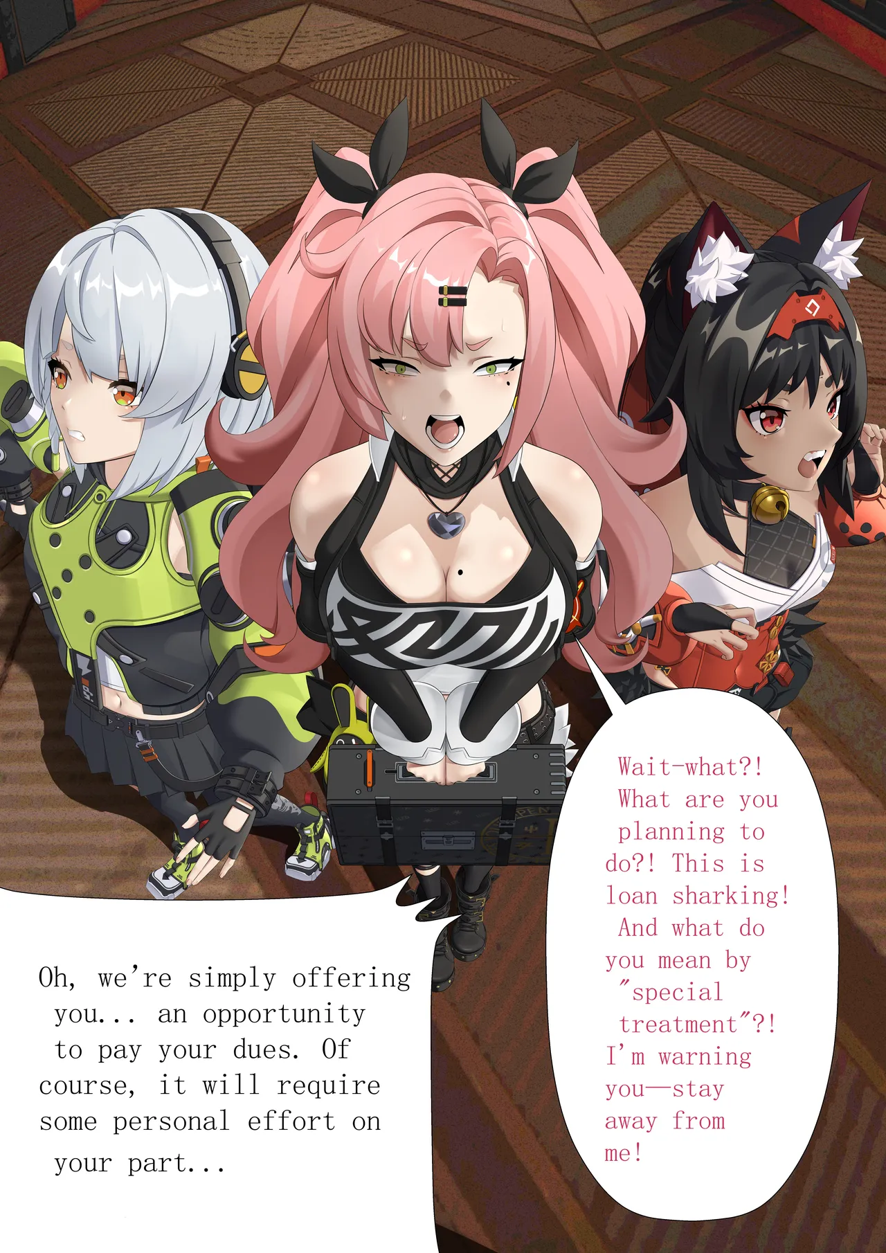 【JP/EN】 The consequences of debt page 32 featuring nicole demara zenless zone zero parody - blowjob necrophilia hentai manga - read online free