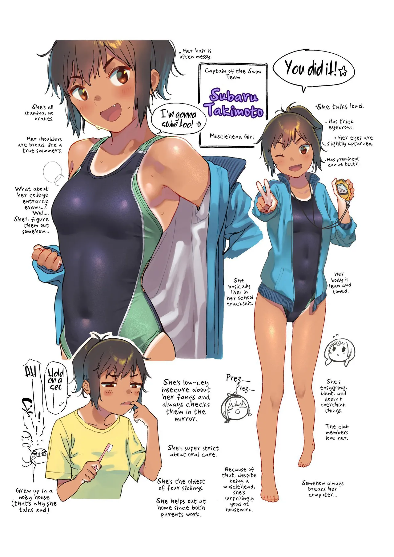 After Summer Vacation page 33 original parody - sweating swimsuit hentai manga - read online free