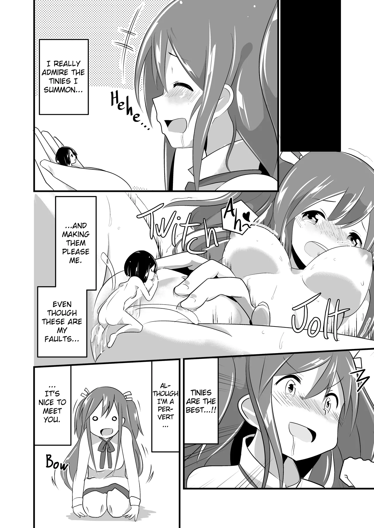 Jikkakuchou Hokan no Mana page 18 original parody - yuri females only hentai manga - read online free