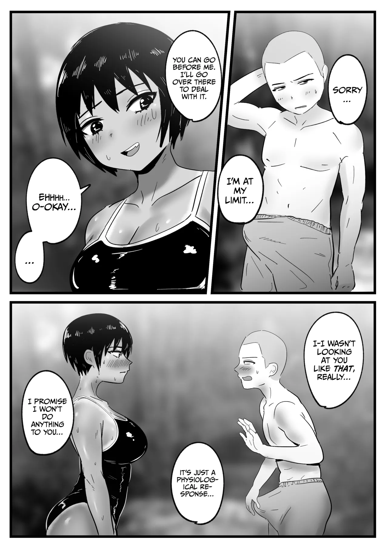 Boyish na Osananajimi to Taiyou no Shita de Asedaku Sex suru Hanashi - Page 10