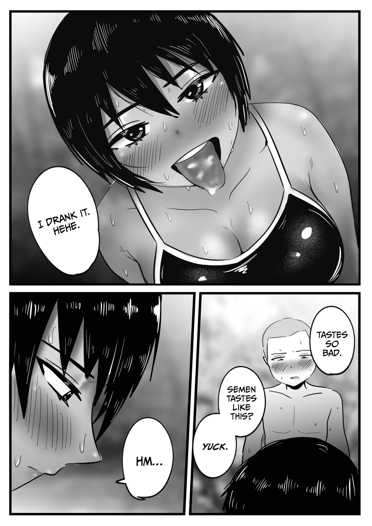 Boyish na Osananajimi to Taiyou no Shita de Asedaku Sex suru Hanashi page 15 original parody - sole female sole male hentai manga - read online free