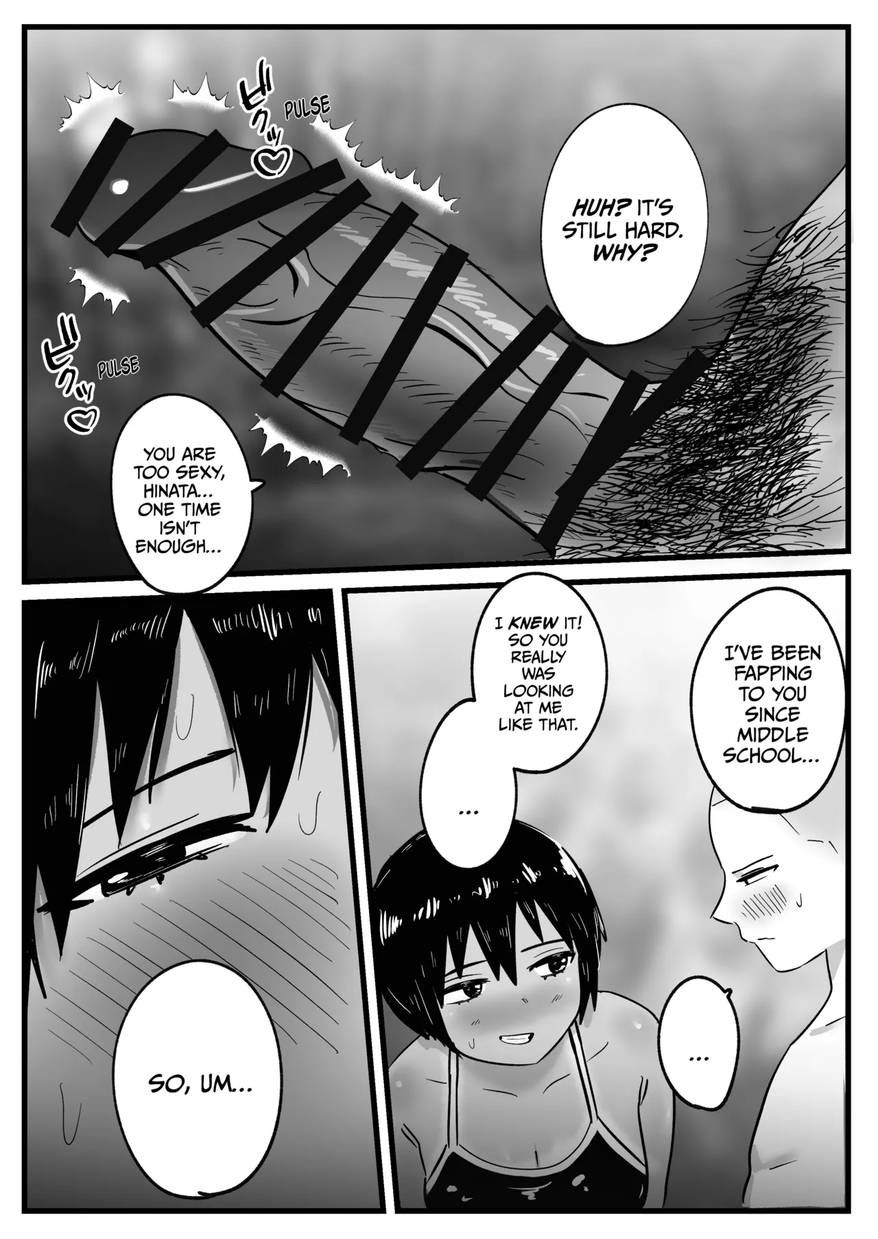 Boyish na Osananajimi to Taiyou no Shita de Asedaku Sex suru Hanashi page 16 original parody - sole female sole male hentai manga - read online free