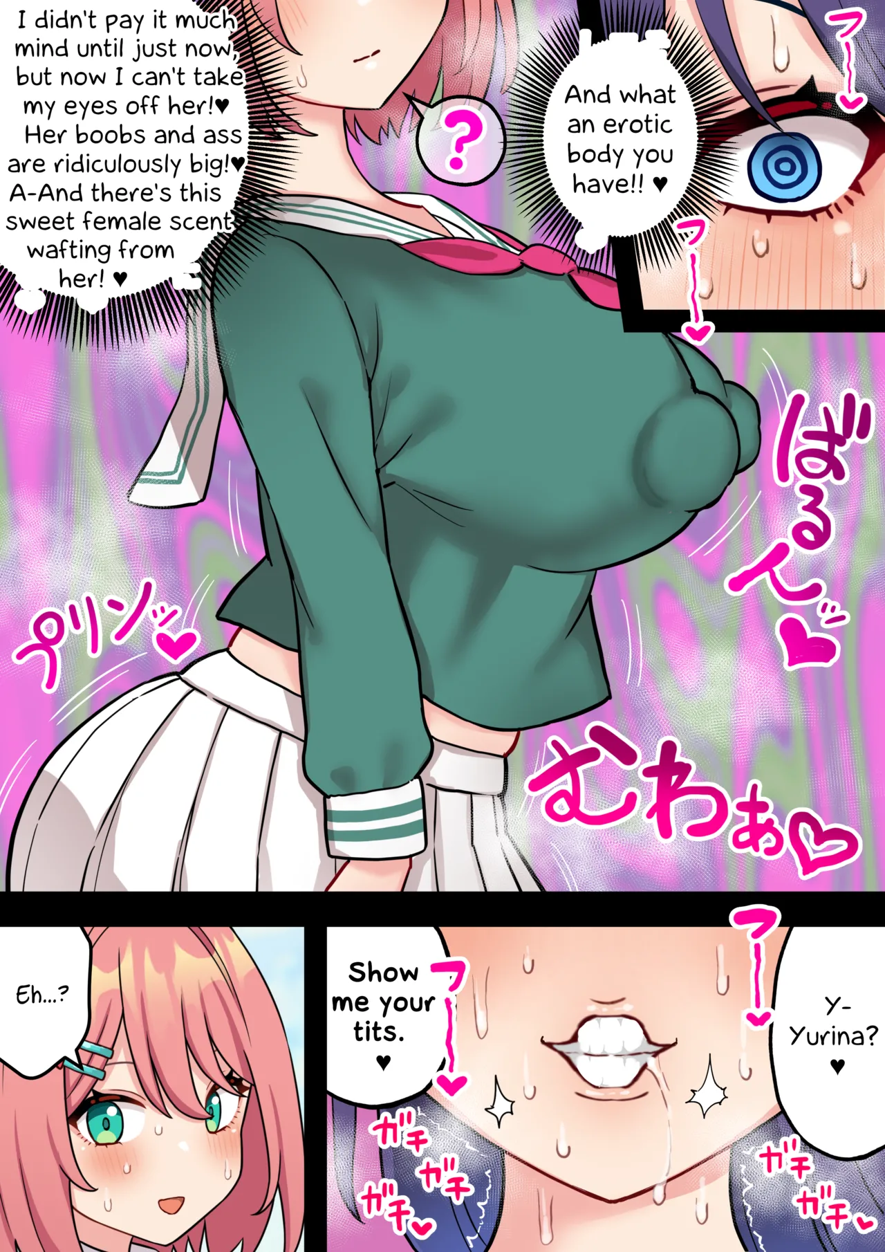 Seiso Junai Yuri Couple ni Chinpo Haete Owaru Hanashi | A Story About The Most Pure And Innocent Lesbian Schoolgirl Couple Growing A Dick page 10 original parody - sole female nakadashi hentai manga - read online free