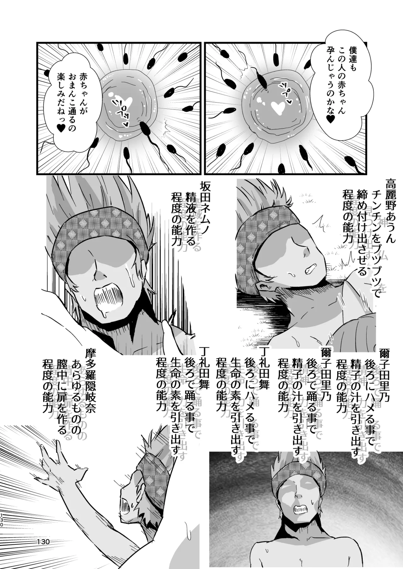 Gensoukyou Ero Nouryokuka Ihen Soushuuhen D page 130 touhou project parody - paizuri soushuuhen hentai manga - read online free