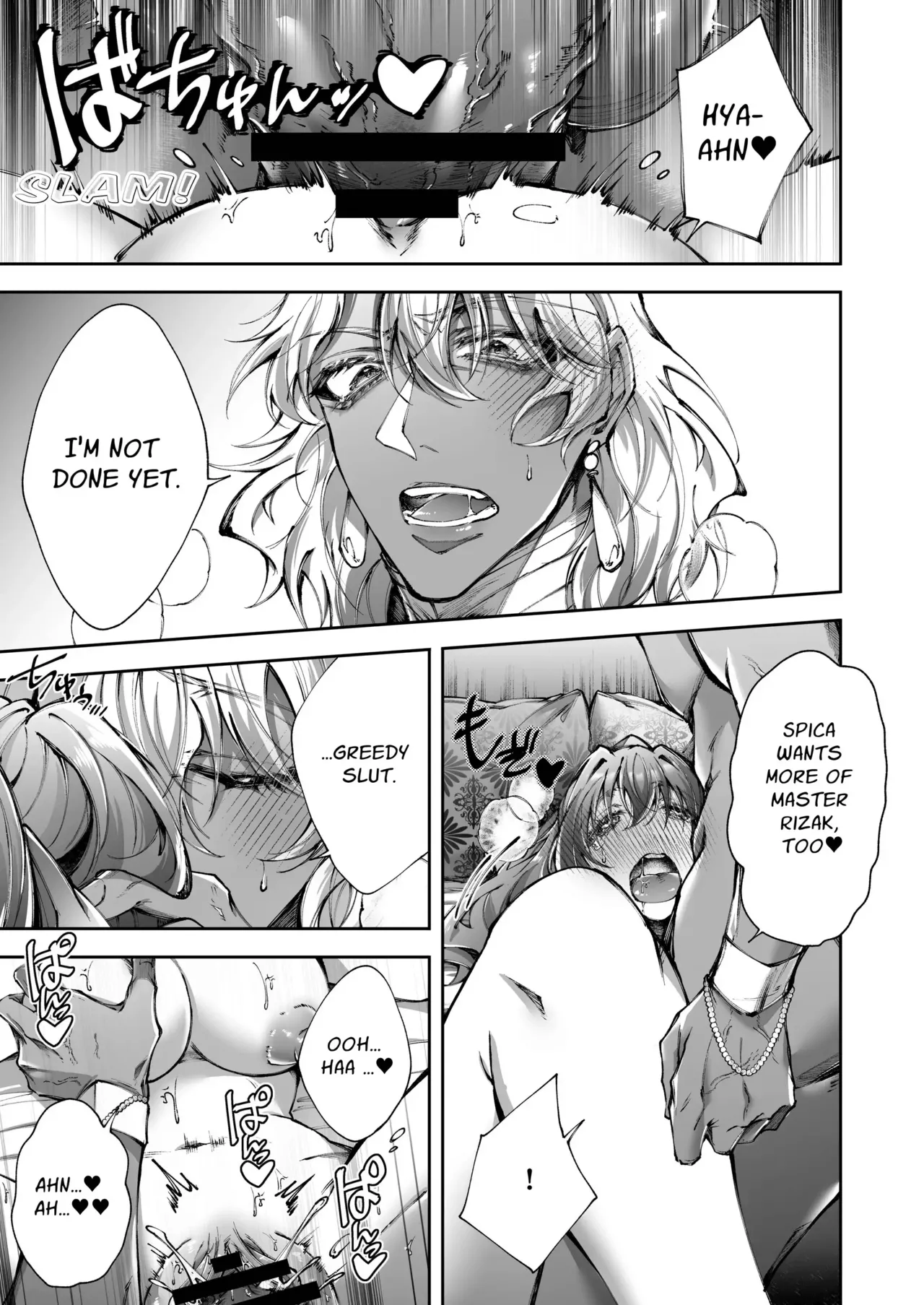 [DARKMOON (Ishimochi, Sumeragi Yui)] Mahou no Lamp ~Nannari to Gomeirei o Douzo~ | The Magic Lamp ~your wish is my command~ [English] [Signe] page 36 original parody - sole female sole male hentai manga - read online free