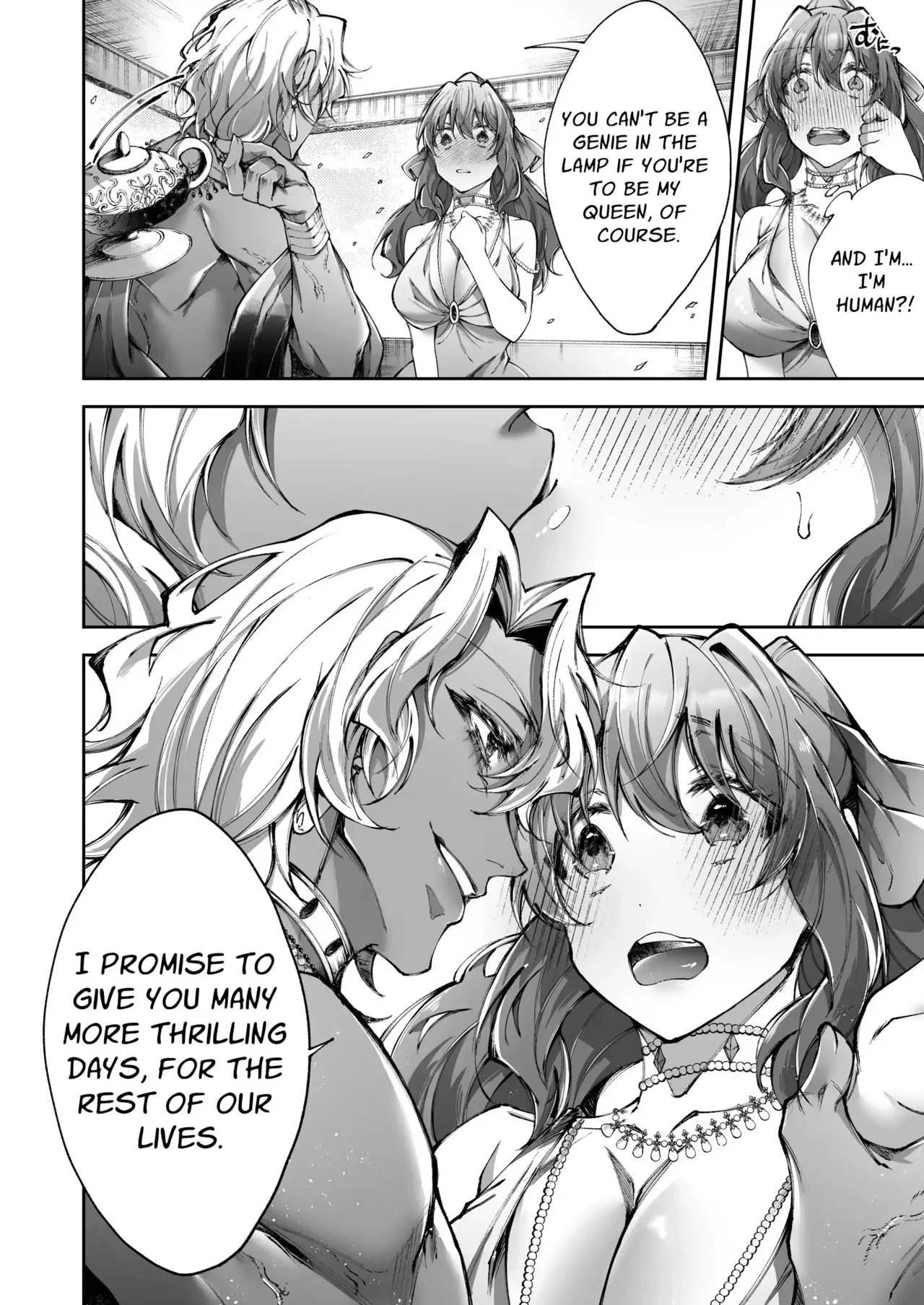 [DARKMOON (Ishimochi, Sumeragi Yui)] Mahou no Lamp ~Nannari to Gomeirei o Douzo~ | The Magic Lamp ~your wish is my command~ [English] [Signe] page 41 original parody - sole female sole male hentai manga - read online free