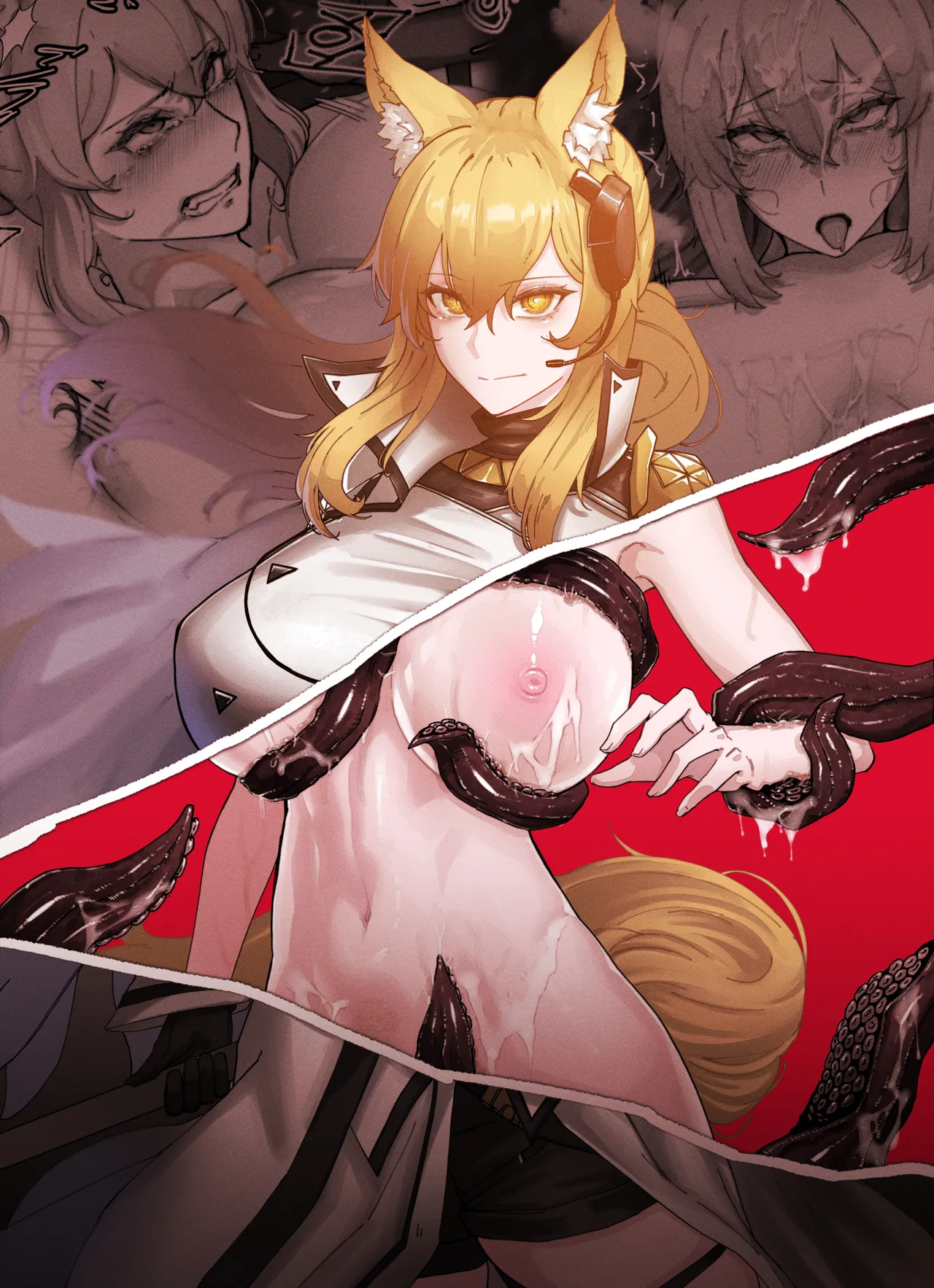 Nearl the Corrupting Knight page 13 featuring nearl arknights parody - sole female uncensored hentai manga - read online free