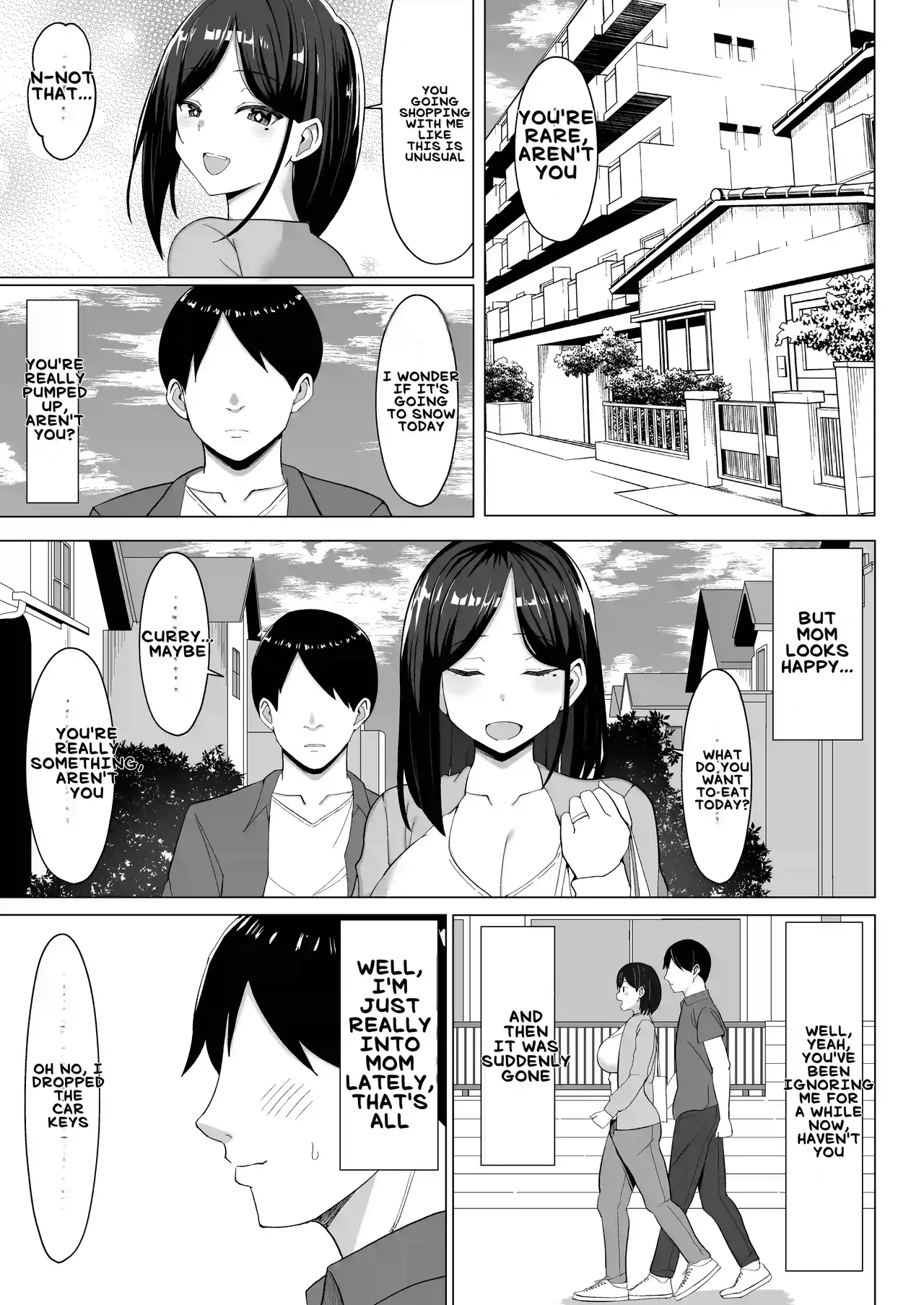 [Mustard Teikoku (Europia)] Kaa-chan to Sex Shinai to Derarenai Heya ~Kuchiurusai Haha to Hankouki no Ore~ | My annoying Mother and I, who's going through rebellious Phase [English] [BroadHareBreeder] - Page 10