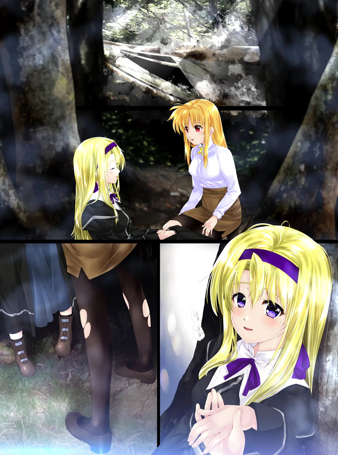 Woman Taxidermy | 女性标本 page 27 featuring fate testarossa mahou shoujo lyrical nanoha parody - full color petrification hentai manga - read online free