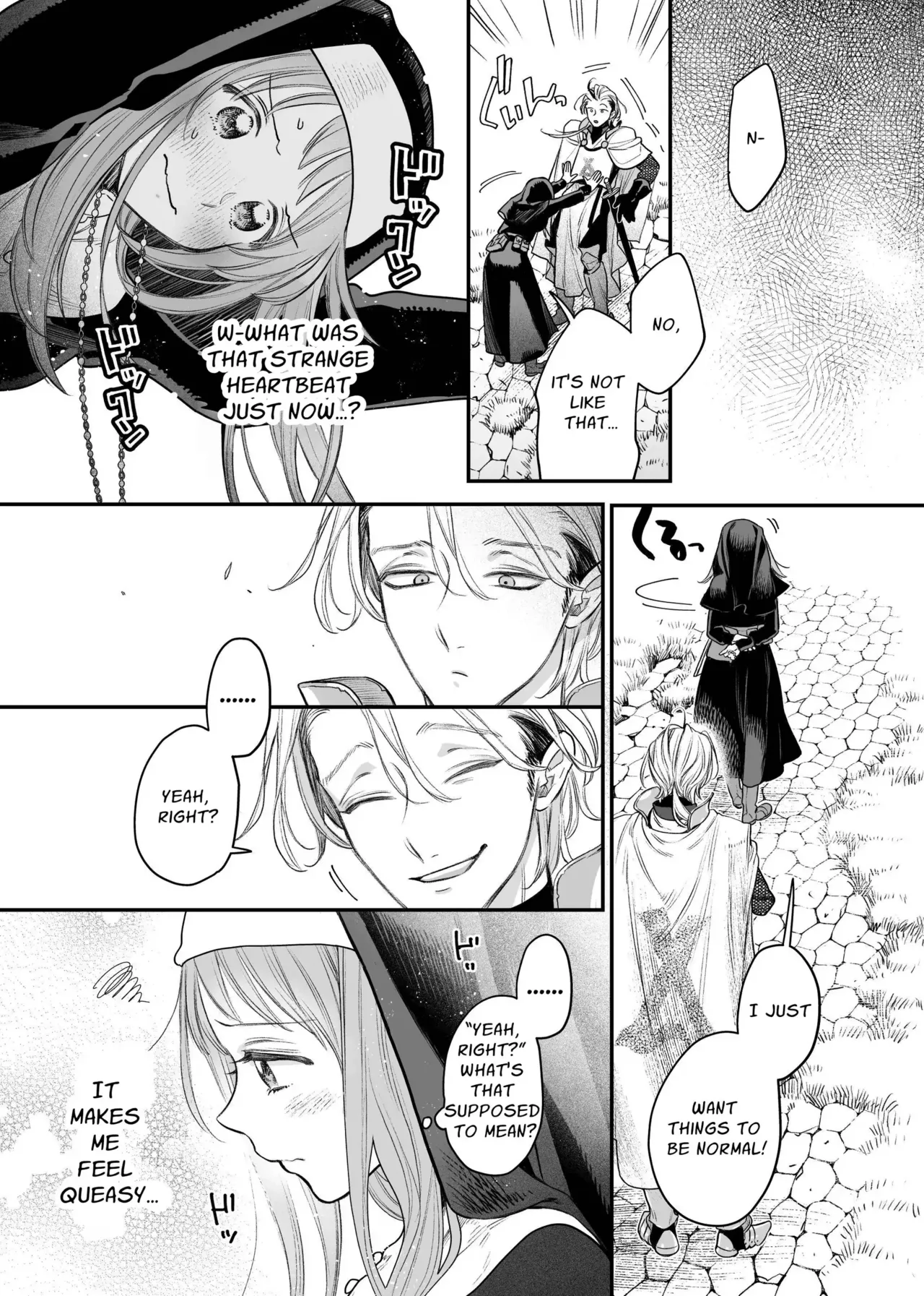 Tada no Osananajimi no Hazudatta Kiyoshi Kishi ga Danjon no Misshitsu de Sekinen no Shūchaku o Kokuhaku Shitekita!?｜The Holy Knight Who Was Supposed To Be My Friend Confesses His Obsession For Me In A Dungeon Room page 14 original parody - sole female sole male hentai manga - read online free