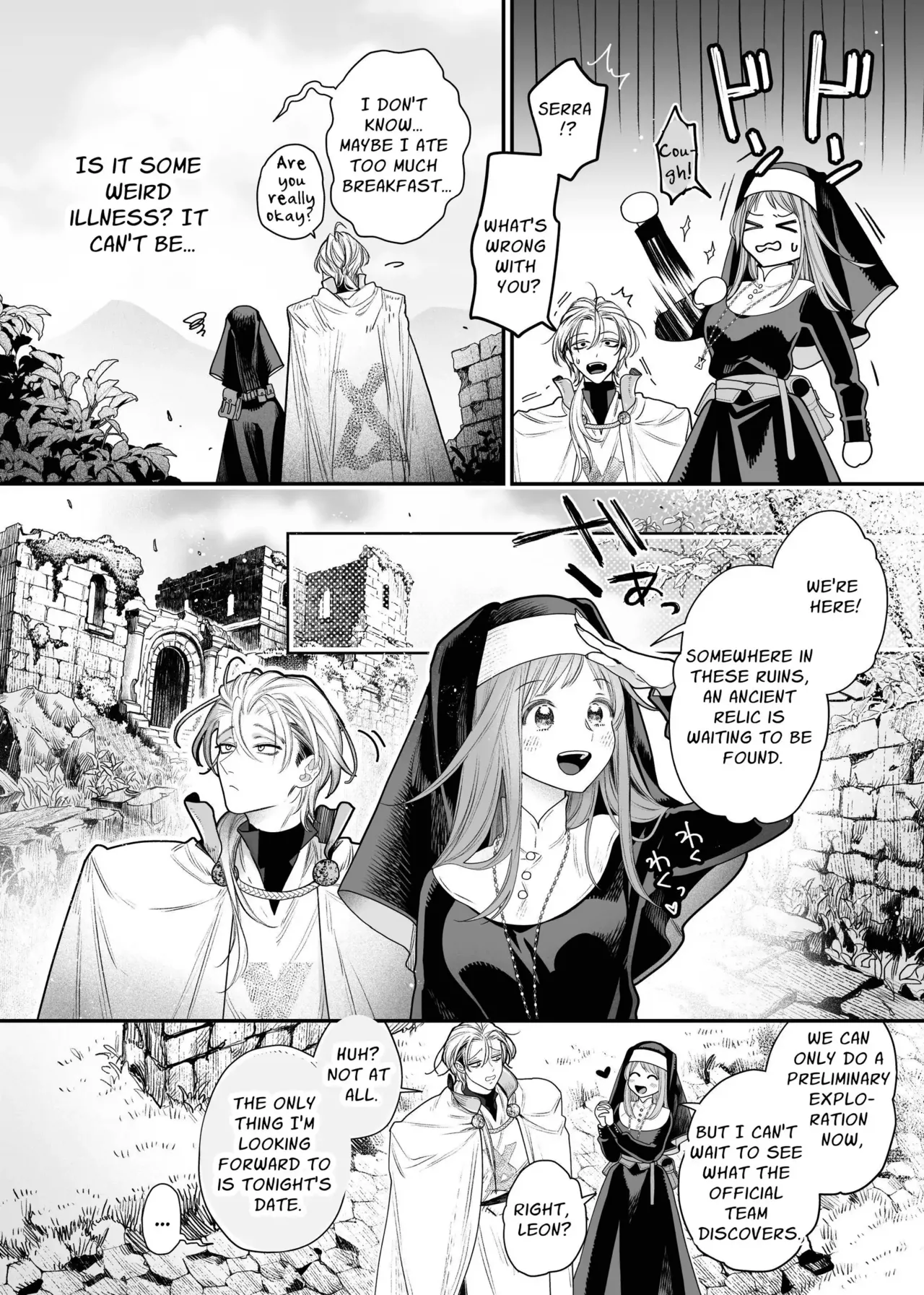 Tada no Osananajimi no Hazudatta Kiyoshi Kishi ga Danjon no Misshitsu de Sekinen no Shūchaku o Kokuhaku Shitekita!?｜The Holy Knight Who Was Supposed To Be My Friend Confesses His Obsession For Me In A Dungeon Room page 15 original parody - kissing nun hentai manga - read online free