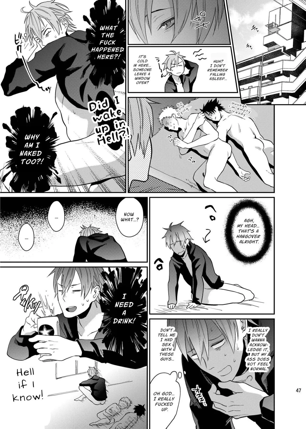 Fun, Sloppy Drunk Sex page 47 original parody - pegging double anal hentai manga - read online free