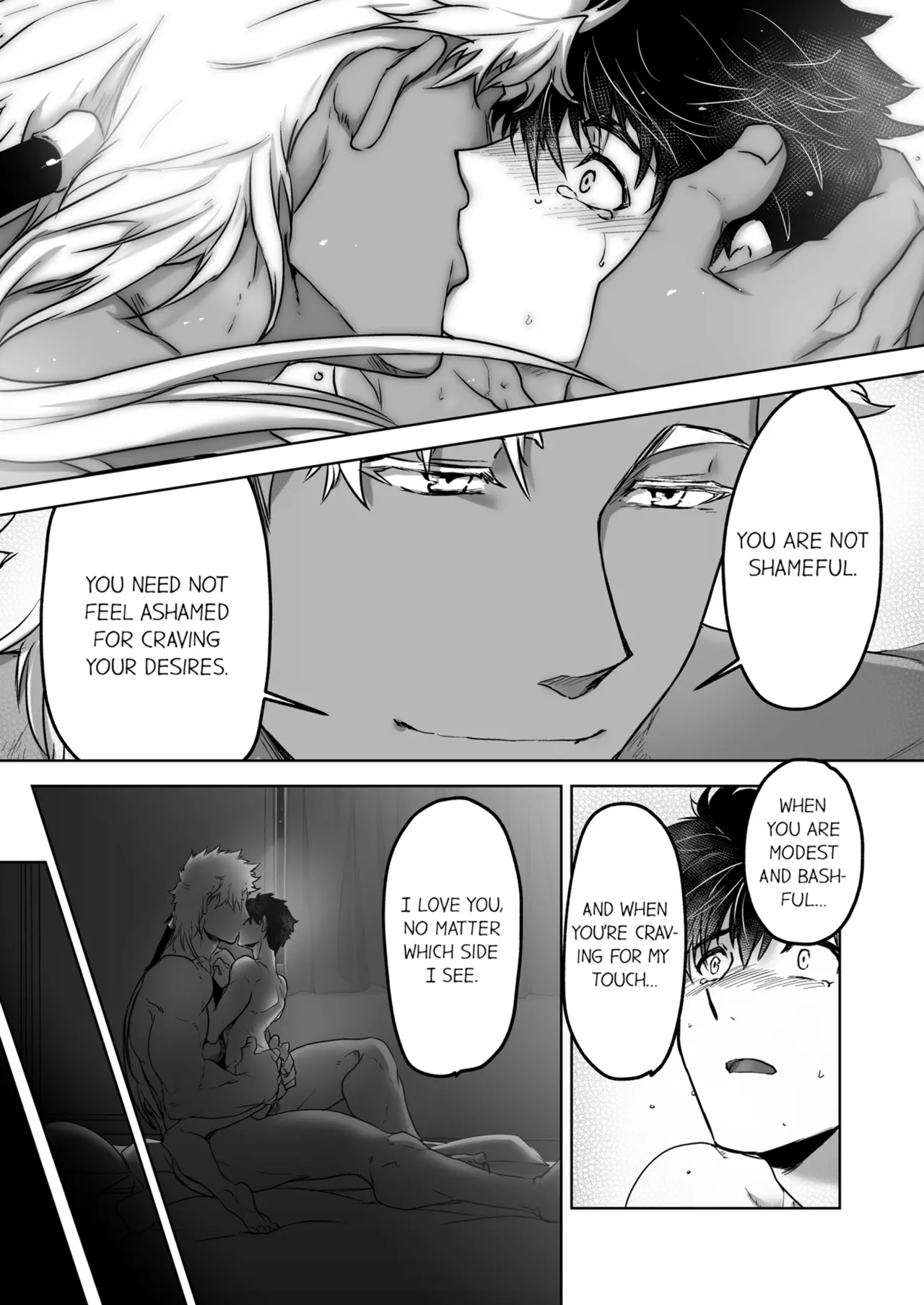 Kyojinzoku no Hanayome | The Titan's Bride Vol. 1-2 page 111 - kissing uncensored hentai manga - read online free