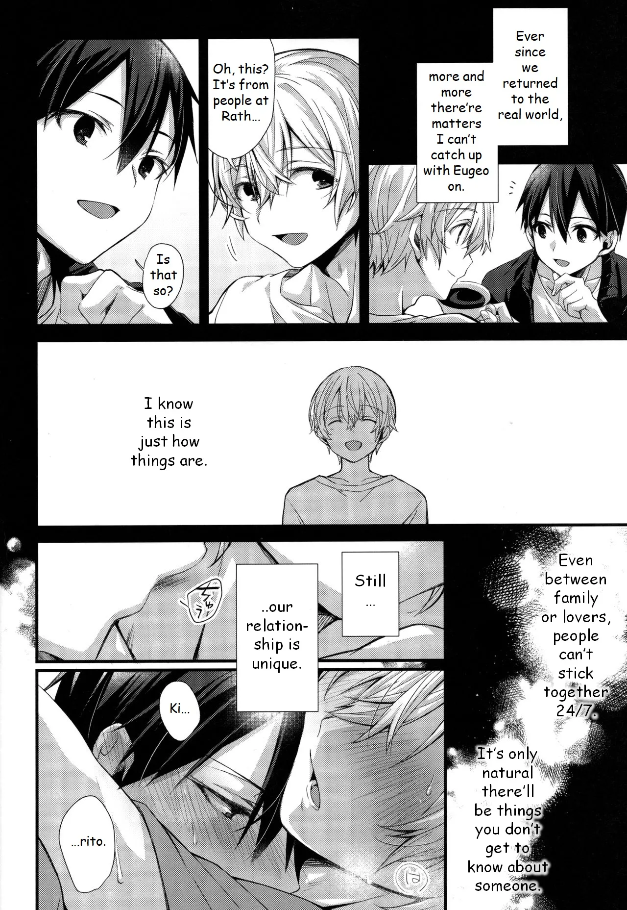 Close to you. page 32 featuring eugeo sword art online parody - anal anal intercourse hentai manga - read online free