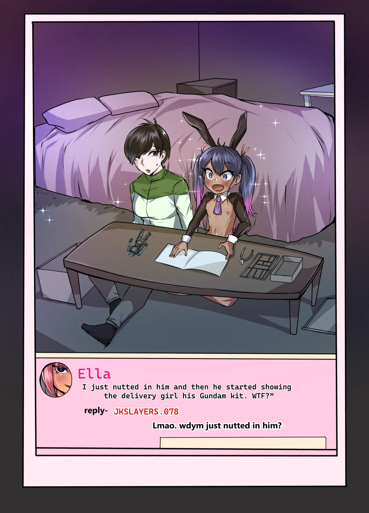 Hyper Rush Bunny page 45 original parody - full color swimsuit hentai manga - read online free