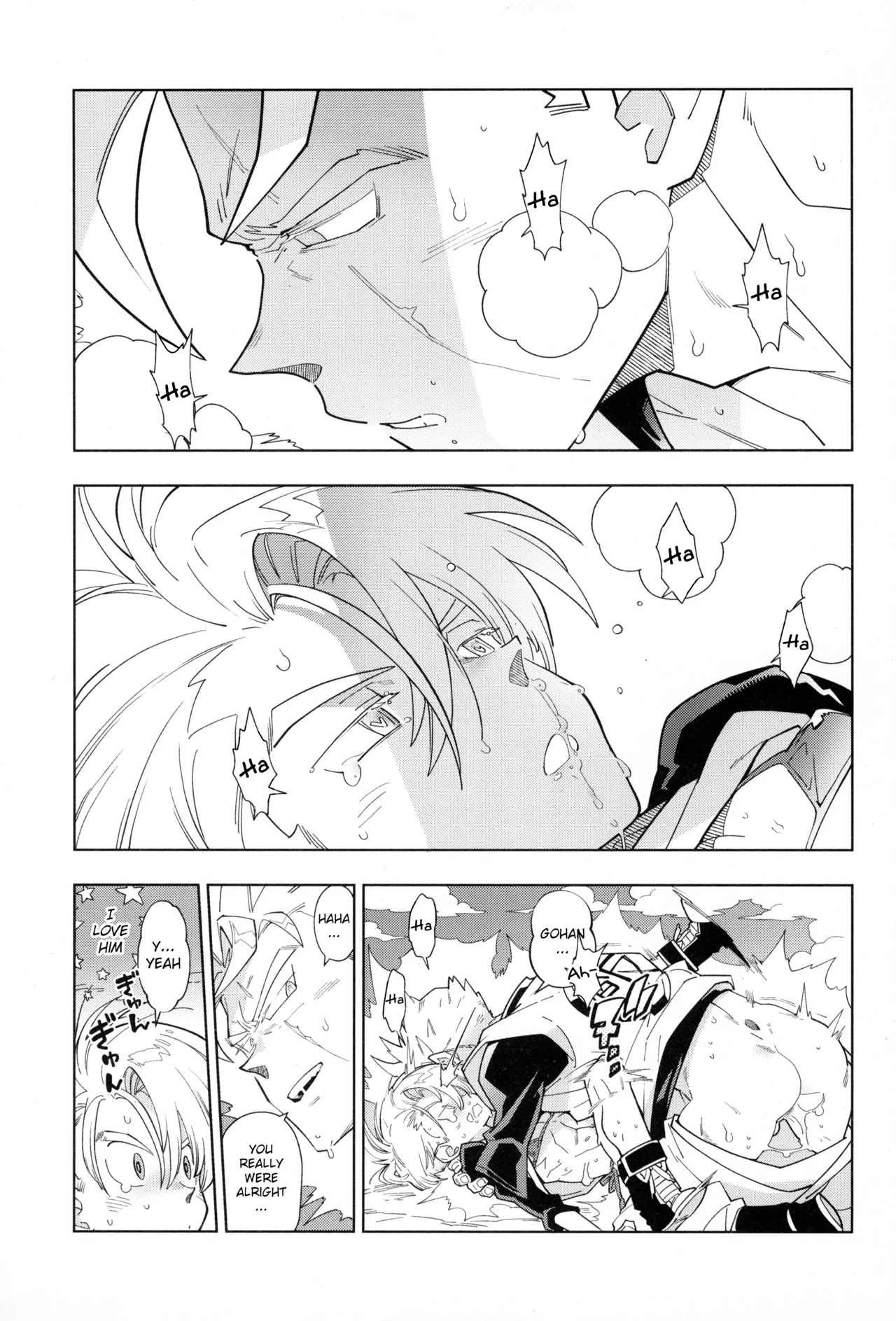 Nee Gohan-san Micro Bikini Suki desu ka? | Hey Gohan, Do You Like Microbikinis? page 21 featuring trunks briefs dragon ball z parody - bikini blowjob hentai manga - read online free