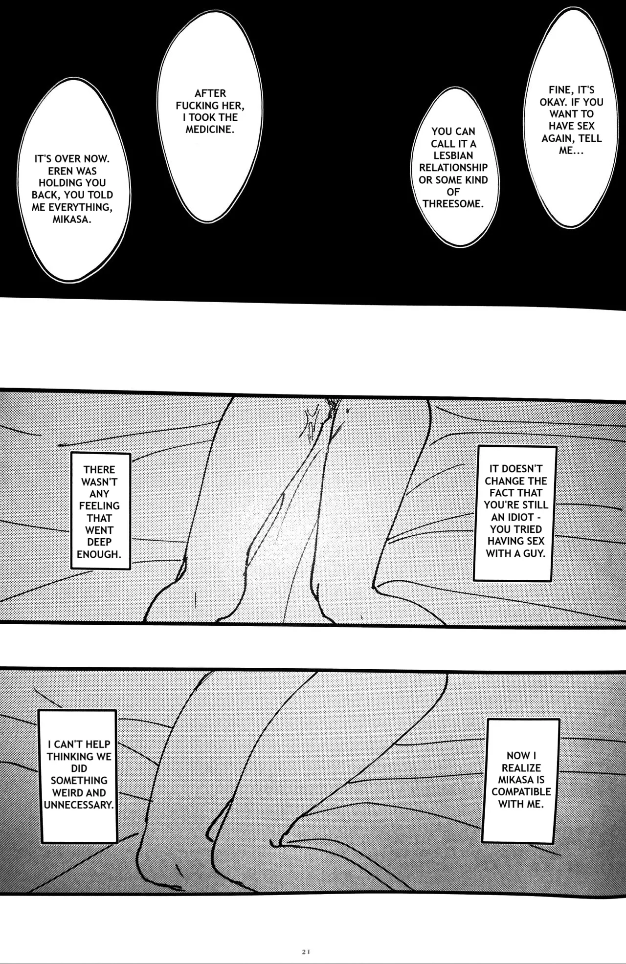 Gukou page 19 featuring mikasa ackerman shingeki no kyojin parody - females only yuri hentai manga - read online free