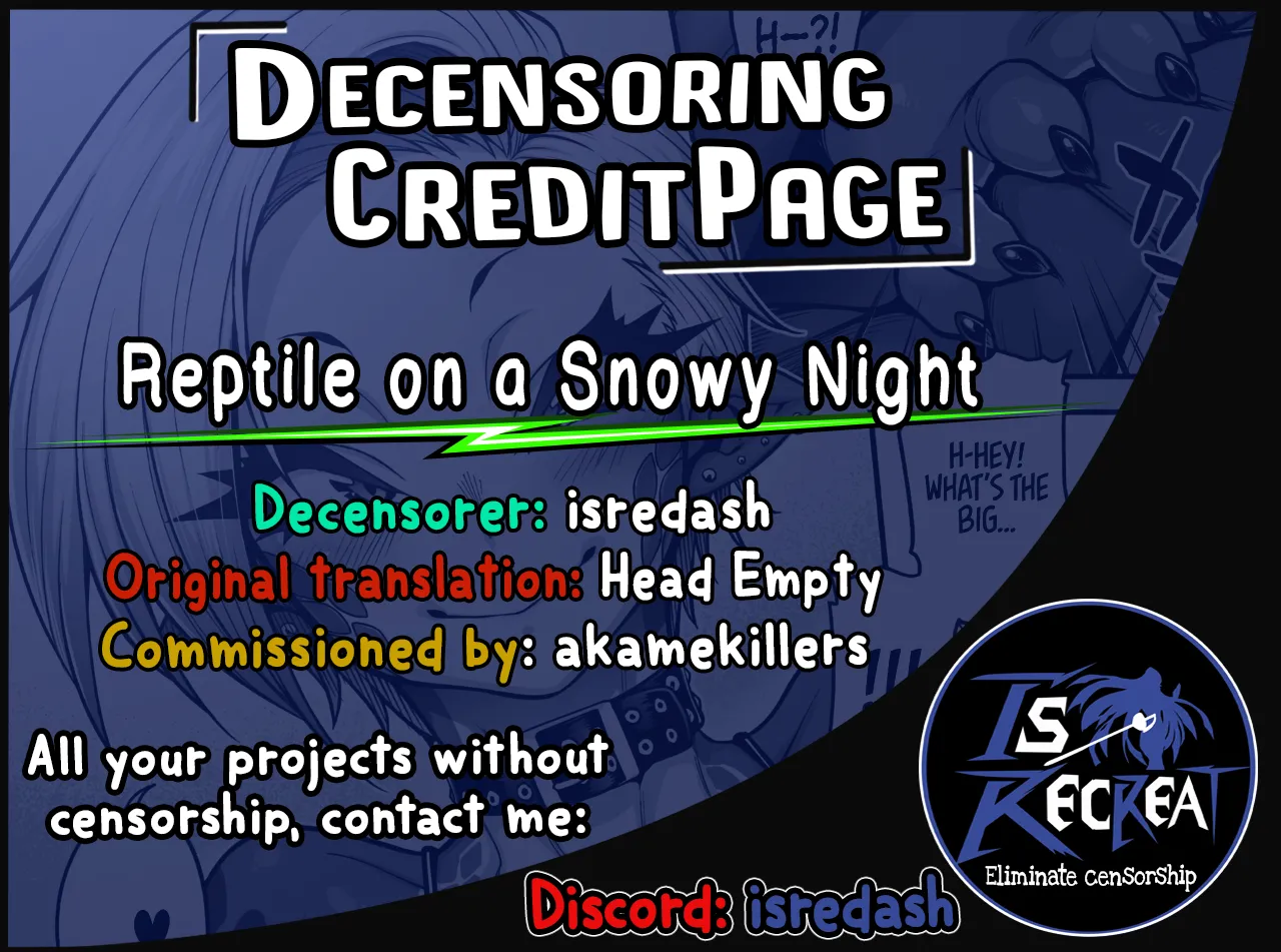 Yukifuru Yoru no Reptile | Reptile on a Snowy Night page 32 - big breasts piercing hentai manga - read online free
