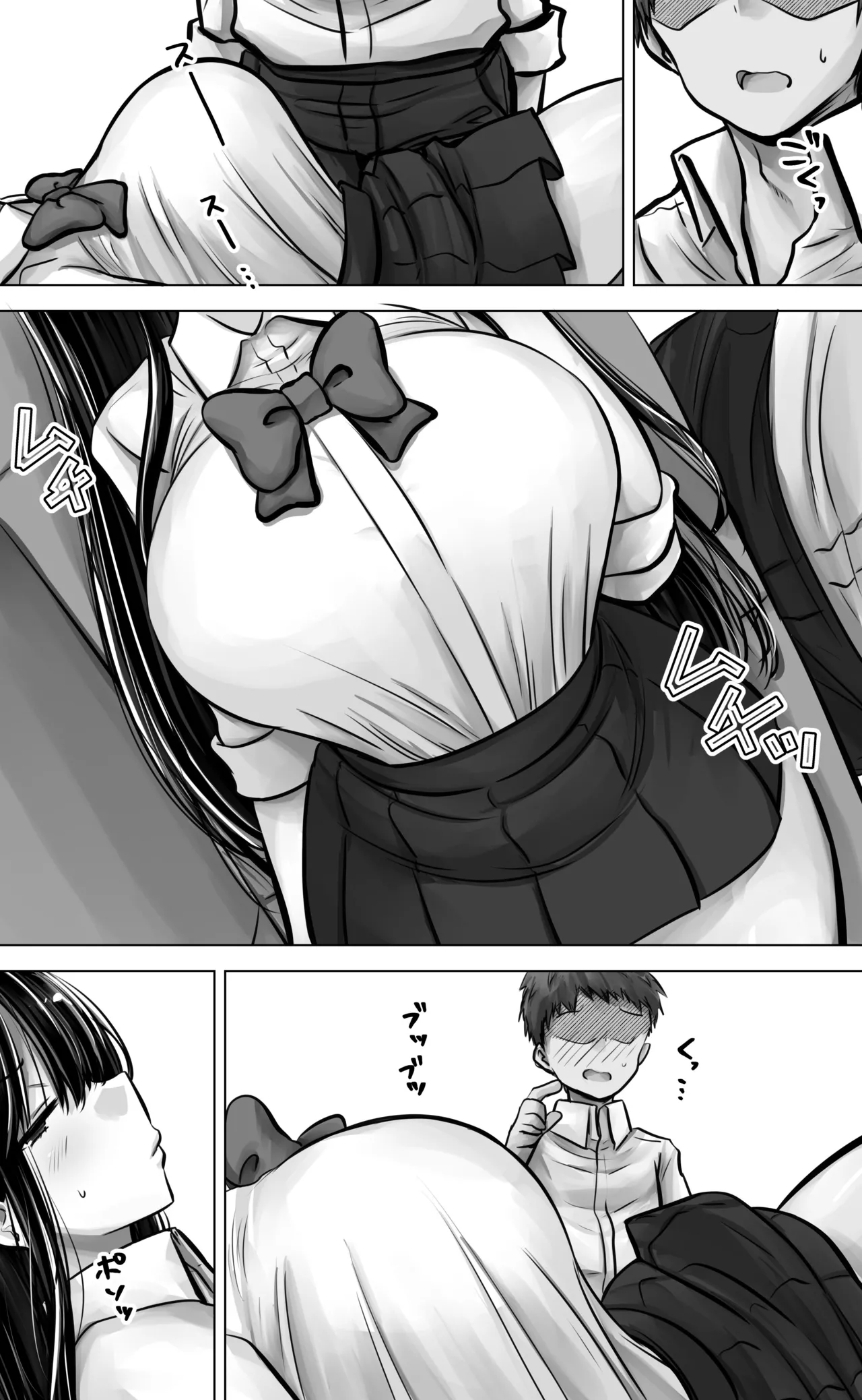 Metsuki mo Kuchi mo Warui Kouhai-chan wa Ore no Koto ga Suki. page 10 original parody - big breasts schoolgirl uniform hentai manga - read online free
