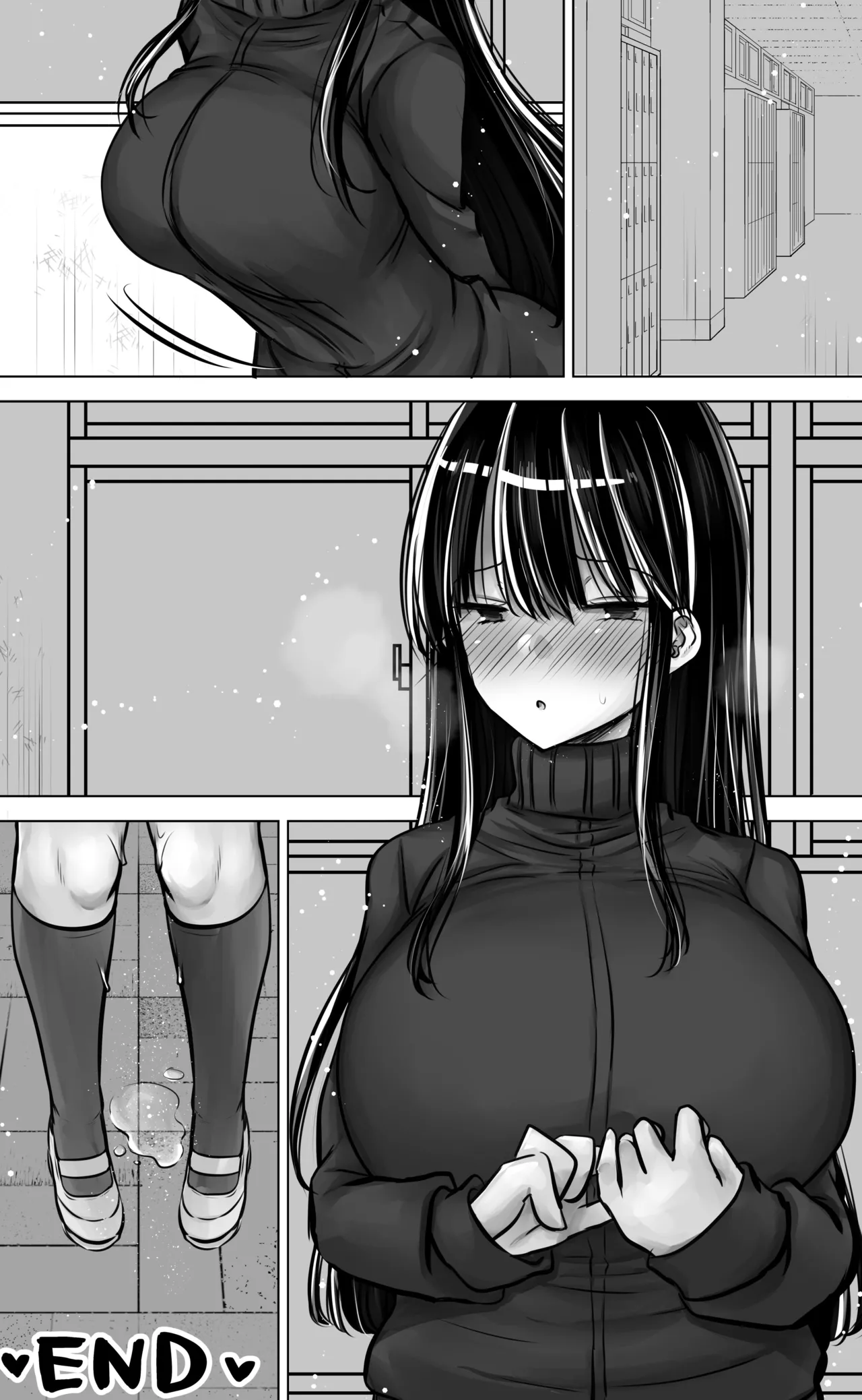 Metsuki mo Kuchi mo Warui Kouhai-chan wa Ore no Koto ga Suki. page 128 original parody - big breasts schoolgirl uniform hentai manga - read online free