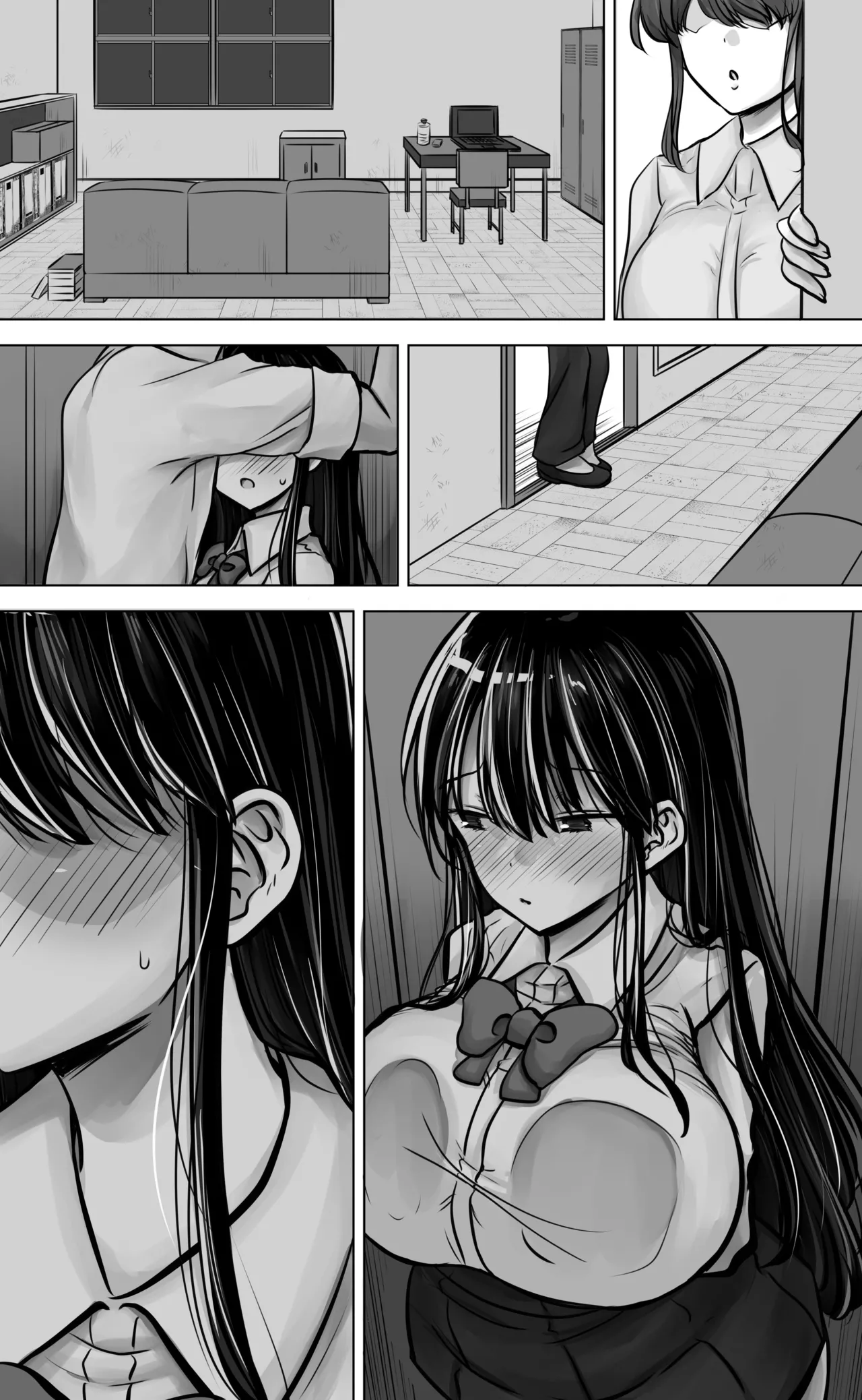 Metsuki mo Kuchi mo Warui Kouhai-chan wa Ore no Koto ga Suki. page 78 original parody - big breasts schoolgirl uniform hentai manga - read online free