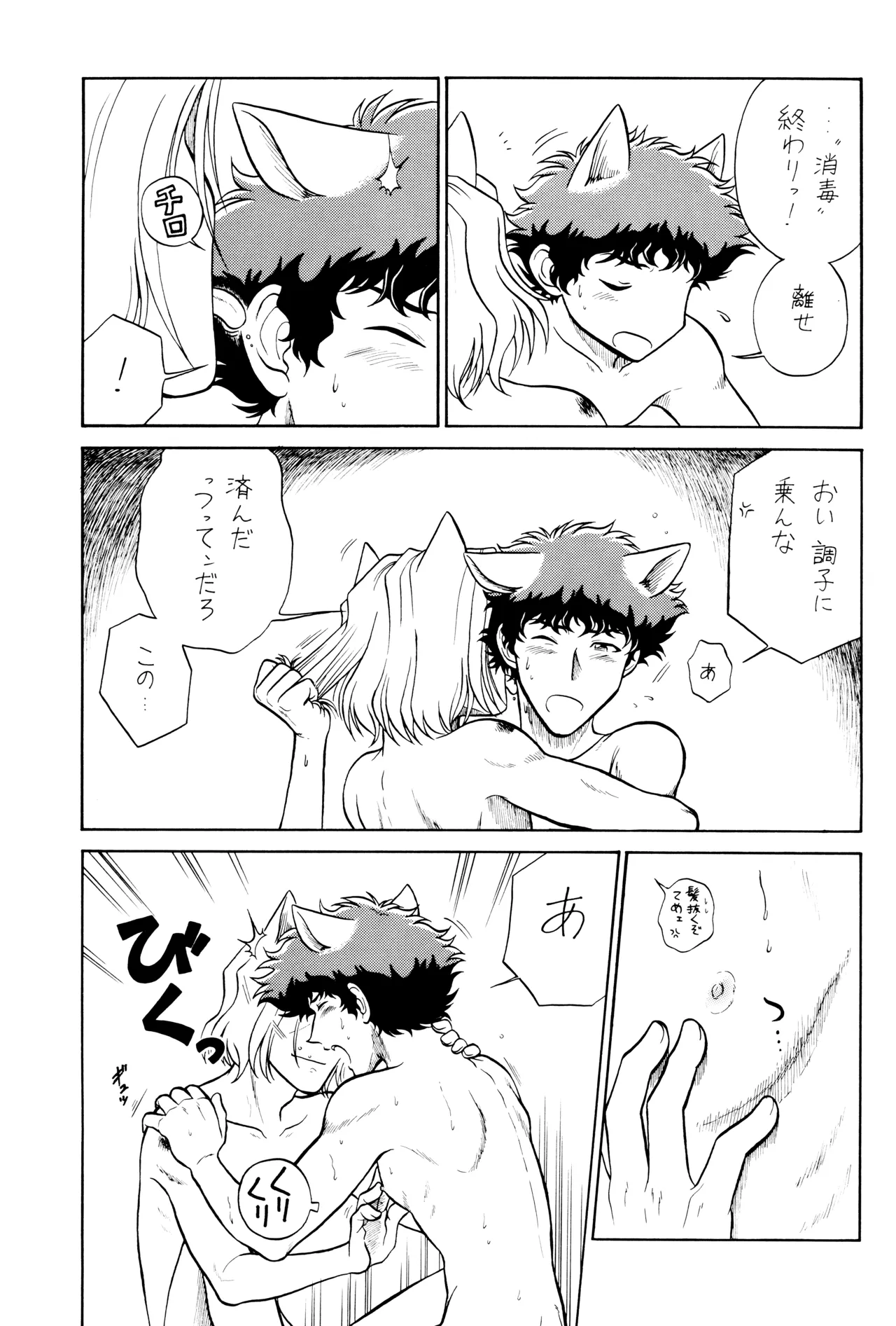 [Nerima COUNTRY] VS (Cowboy Bebop) ViciousxSpike page 33 featuring spike spiegel cowboy bebop parody - kemonomimi handjob hentai manga - read online free