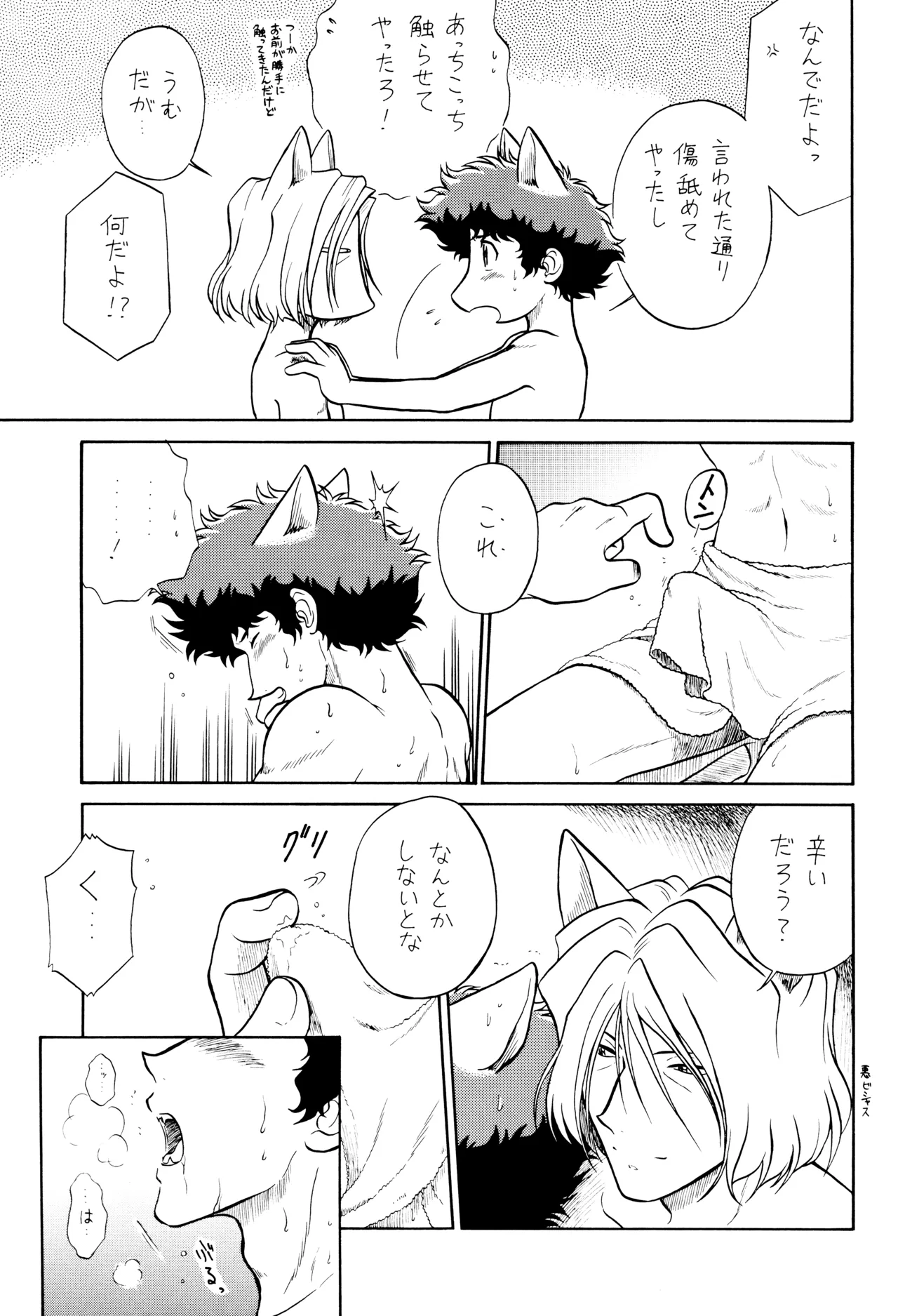 [Nerima COUNTRY] VS (Cowboy Bebop) ViciousxSpike page 35 featuring spike spiegel cowboy bebop parody - kemonomimi handjob hentai manga - read online free
