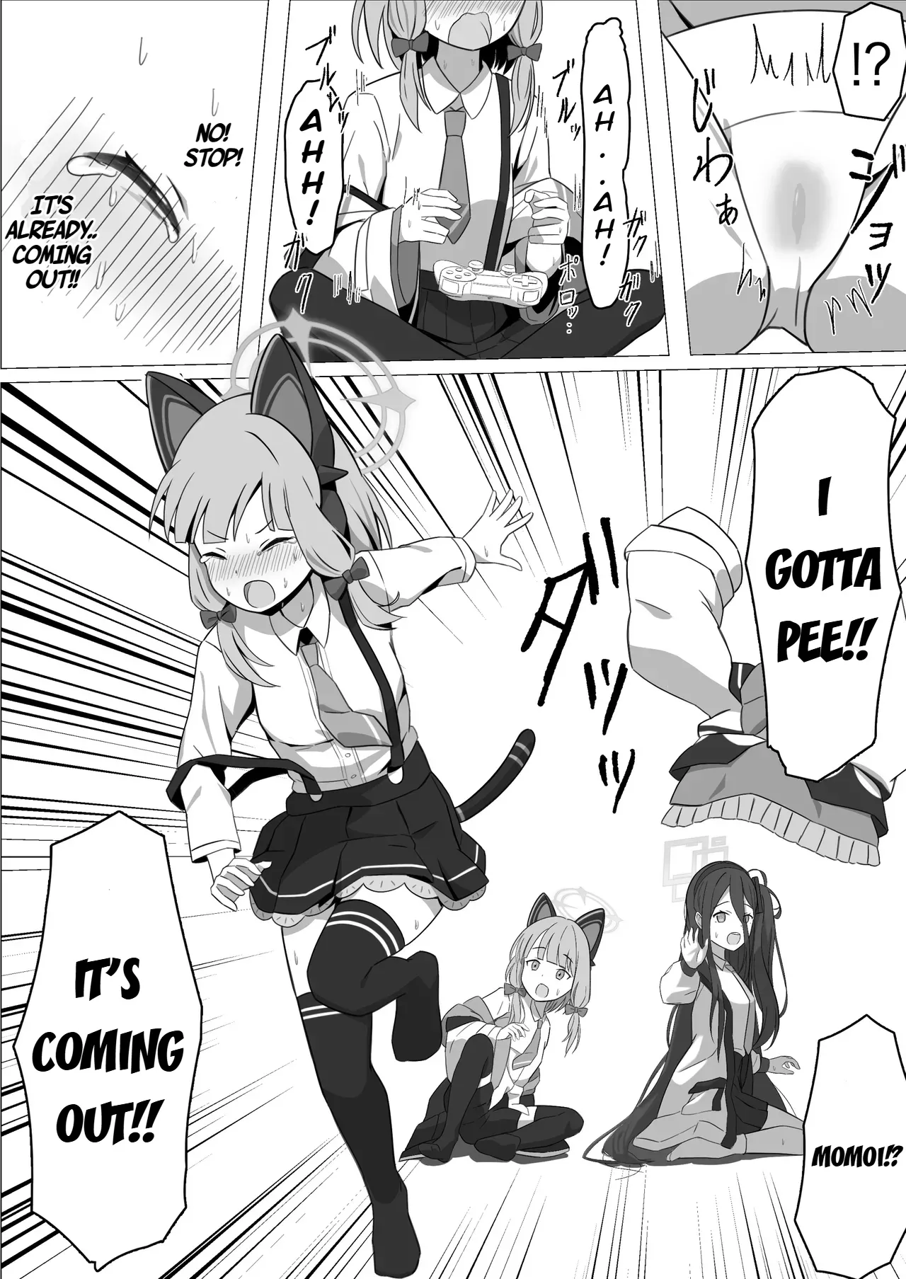 Momoi Splash! page 10 featuring momoi saiba blue archive parody - stockings kemonomimi hentai manga - read online free