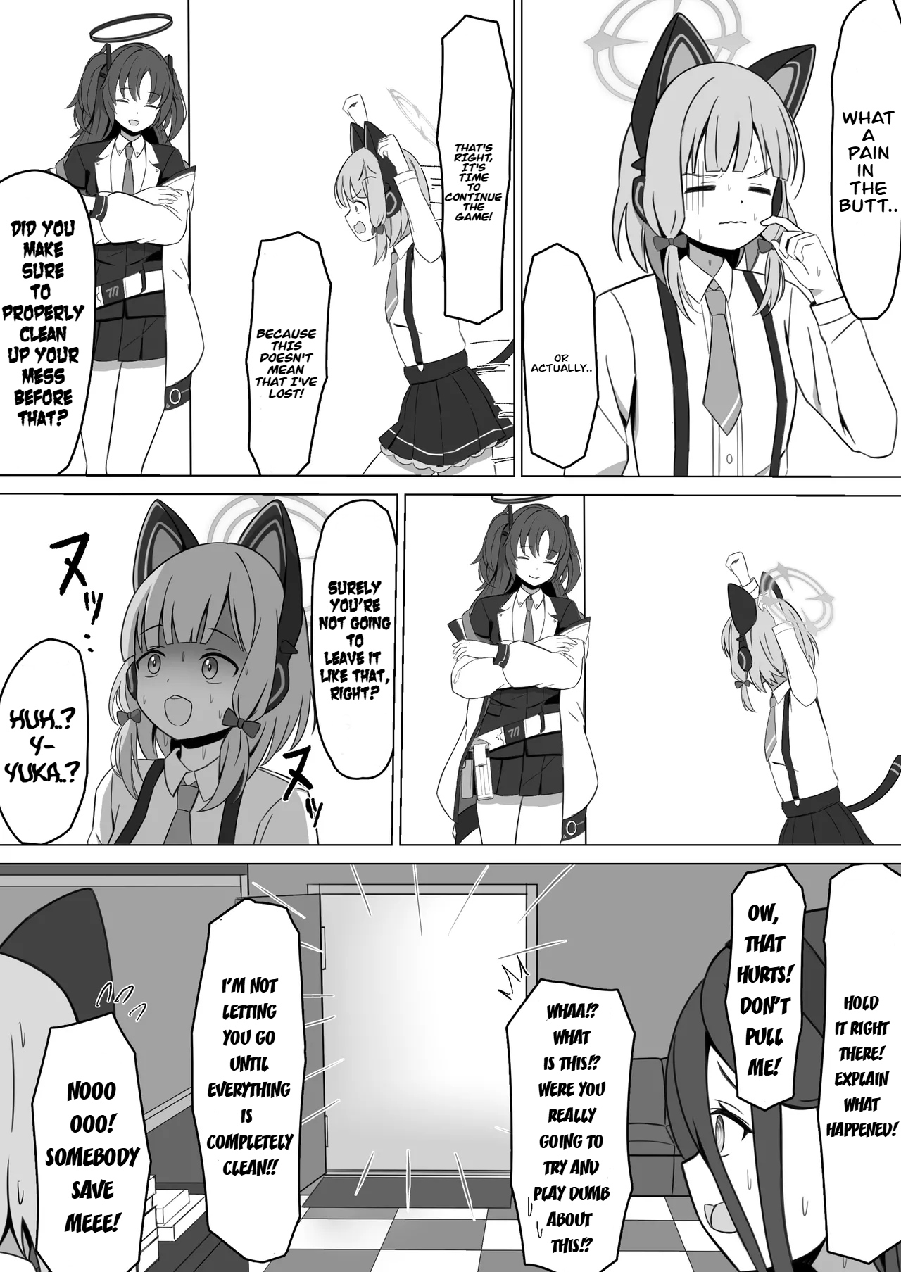 Momoi Splash! page 19 featuring momoi saiba blue archive parody - sweating urination hentai manga - read online free