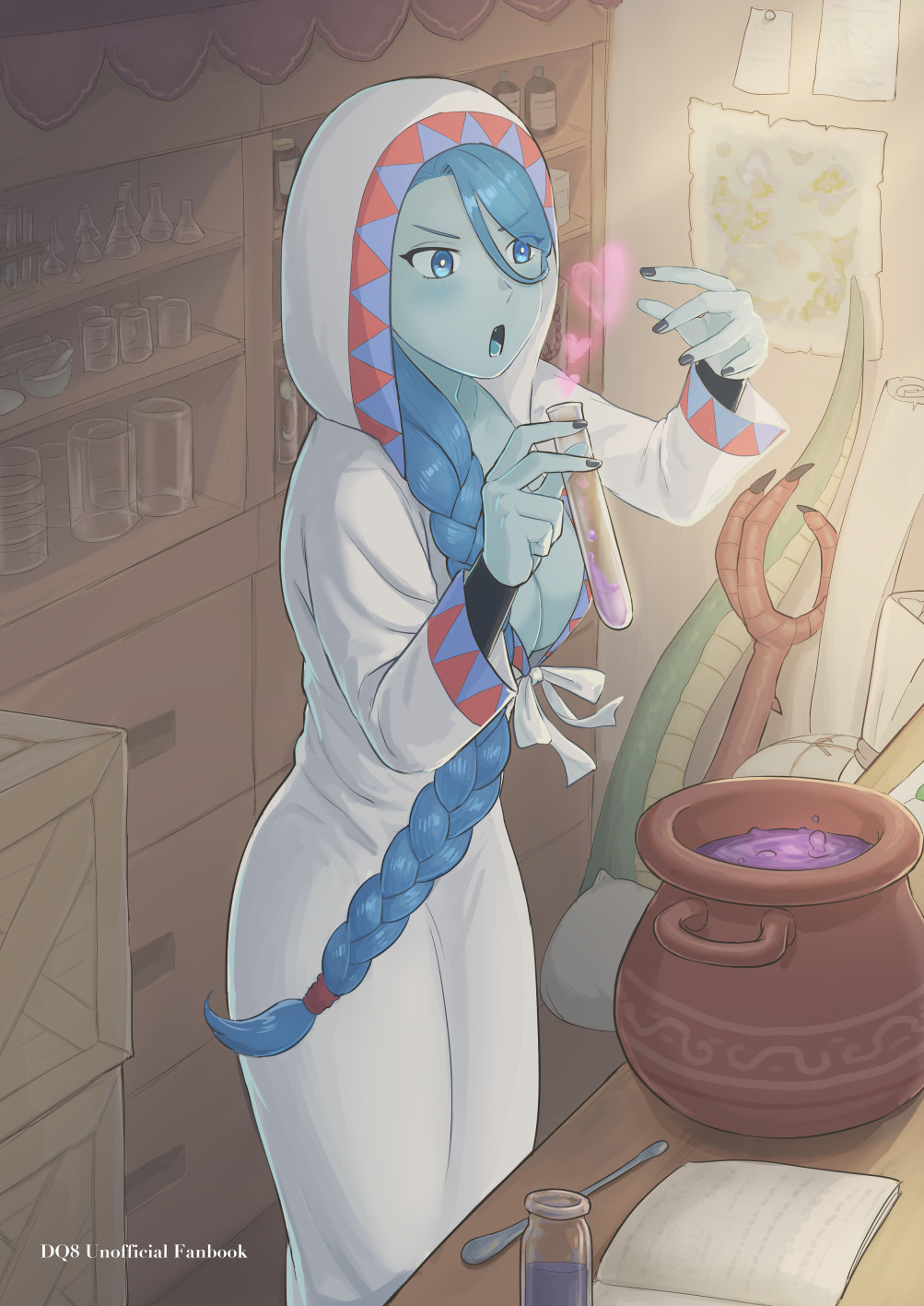 Witch Lady-san ni Sinuhodo Aisareru Hon 2 page 36 featuring eight dragon quest viii parody - big breasts monster girl hentai manga - read online free