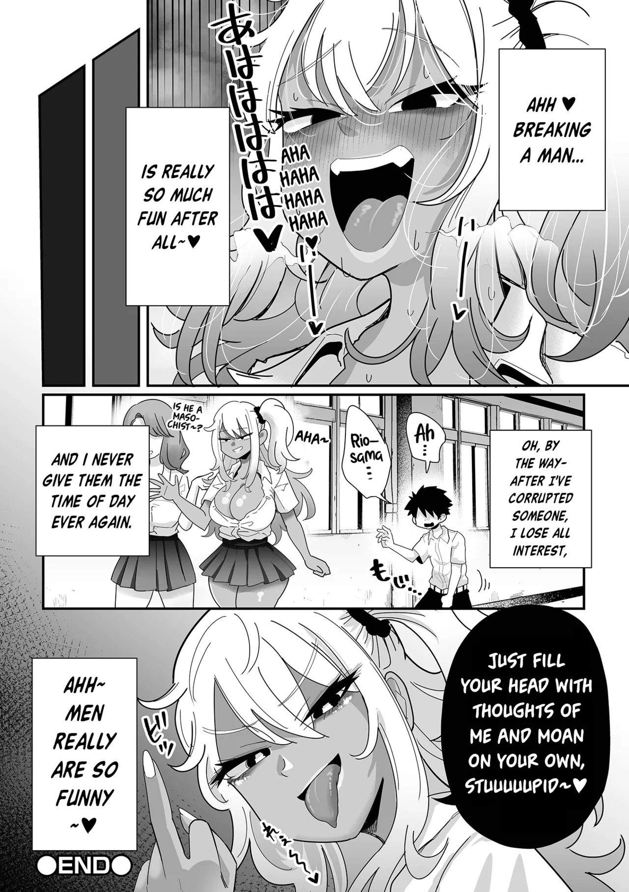 Dekakute Eroi Gal Kouhen | Big and Sexy Gyaru Part 2 page 23 - sole female sole male hentai manga - read online free