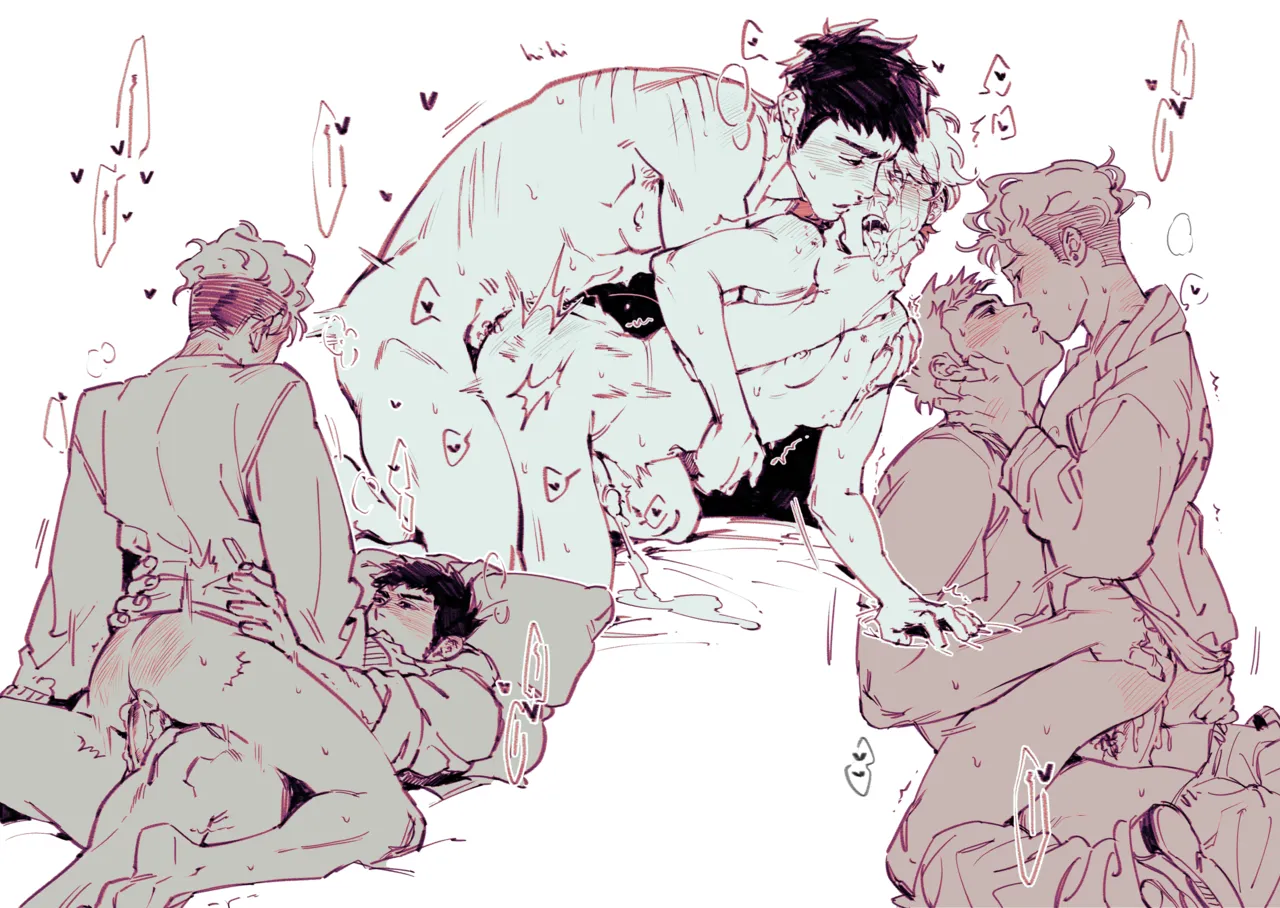 Fanart Slamdunk page 44 original parody - muscle anal hentai manga - read online free