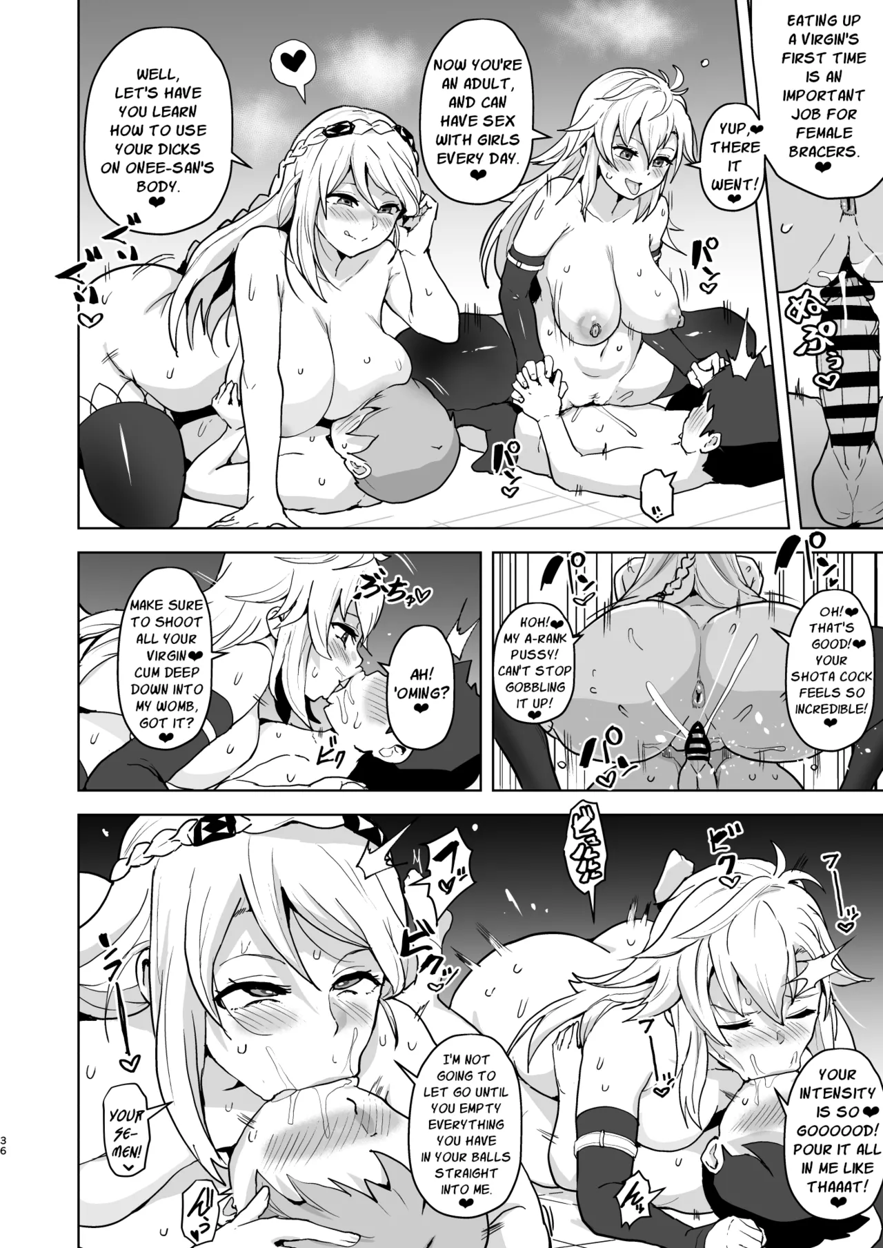 Kaihen no Kiseki page 36 featuring mirabel aalton the legend of heroes parody - nakadashi paizuri hentai manga - read online free