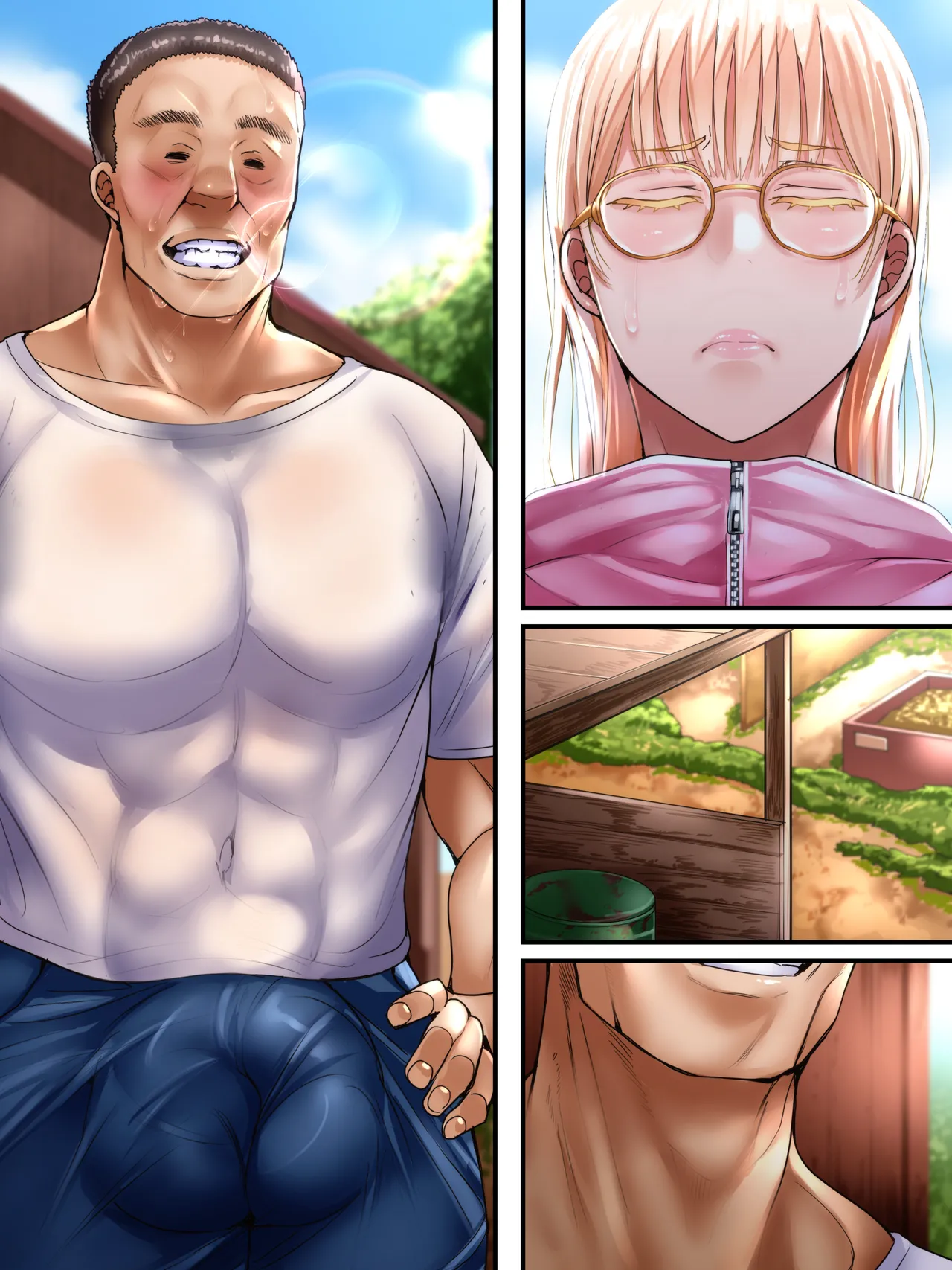 Kaigai shusshin no shinkon tsuma ga hoka no otoko to Yaritai to dogeza shite kimashita page 158 - milf big breasts hentai manga - read online free